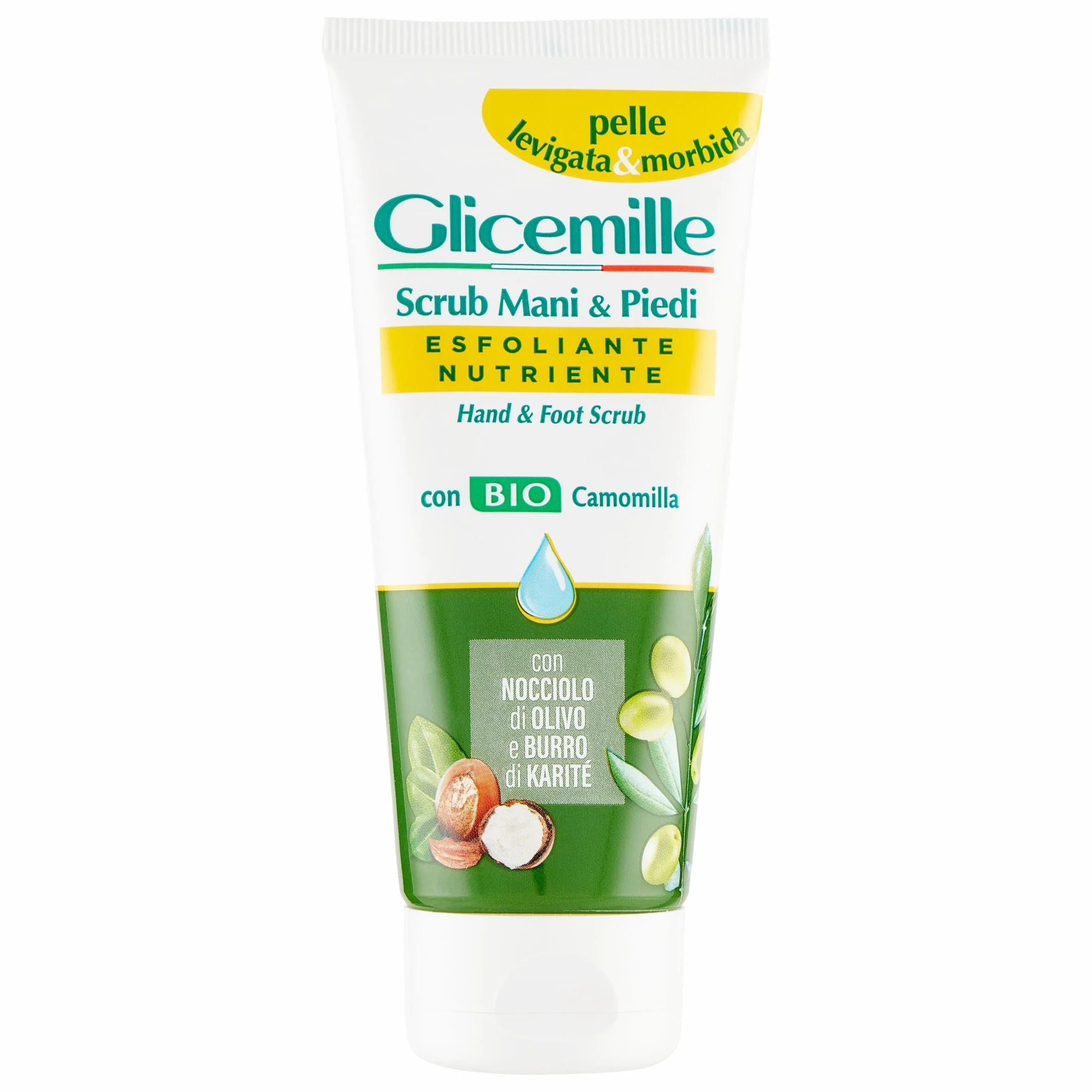 Glicemille Scrub Mani & Piedi Con Bio Camomilla Esfoliante Nutriente 100 ml
