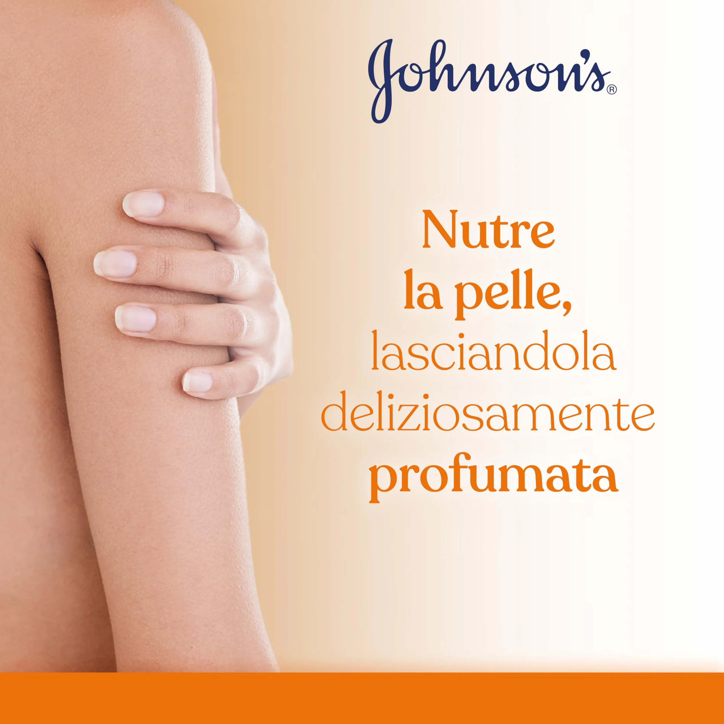 Johnson's Vita-Rich Bagnoschiuma Nutriente, Bagnodoccia con Burro di Cacao e Glicerina di origine vegetale, Docciaschiuma delicato e idratante per una pelle profumata e dall'aspetto sano, 750 ml