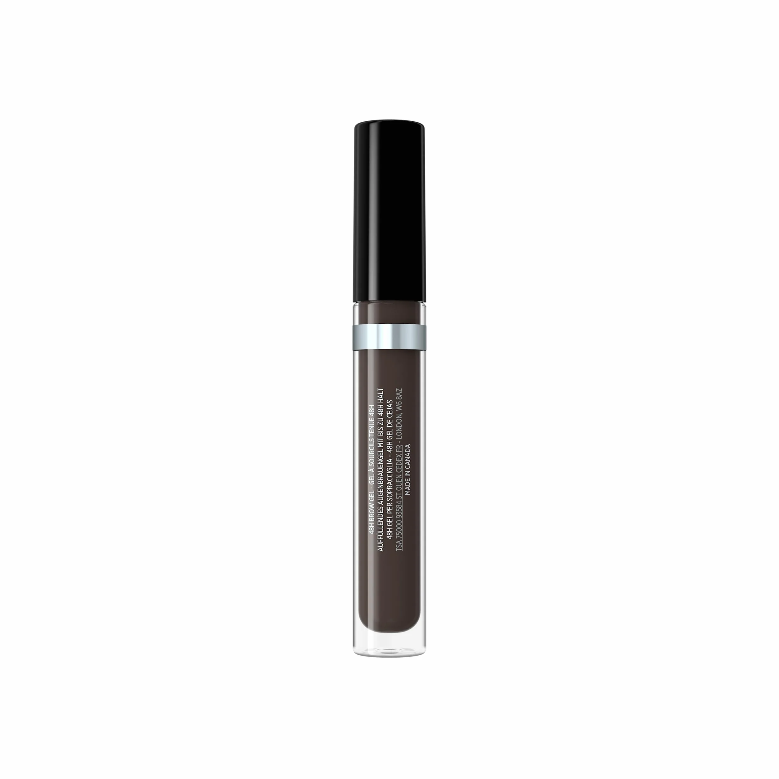 L'Oréal Paris Unbelievabrow, Gel per Sopracciglia a Lunga Tenuta Waterproof, Colore: Ebony (109), 3,4 ml
