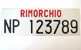 Targa Duplicato Alluminio Stampa UV Originale 34x11 cm