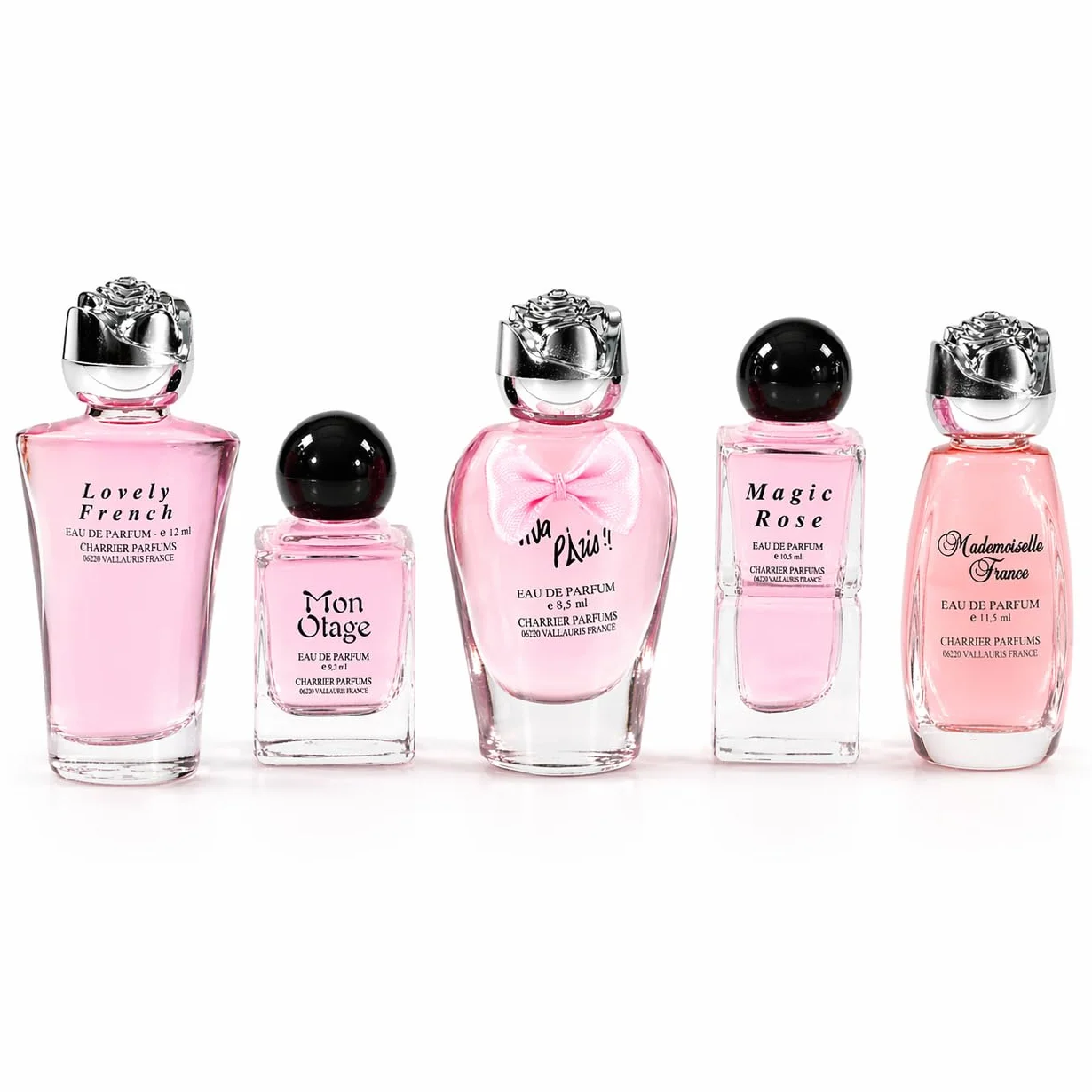 Charrier Parfums "collezione Fashion" Cofanetto di 5 Eau de Parfum in miniatura, 49,7 ml