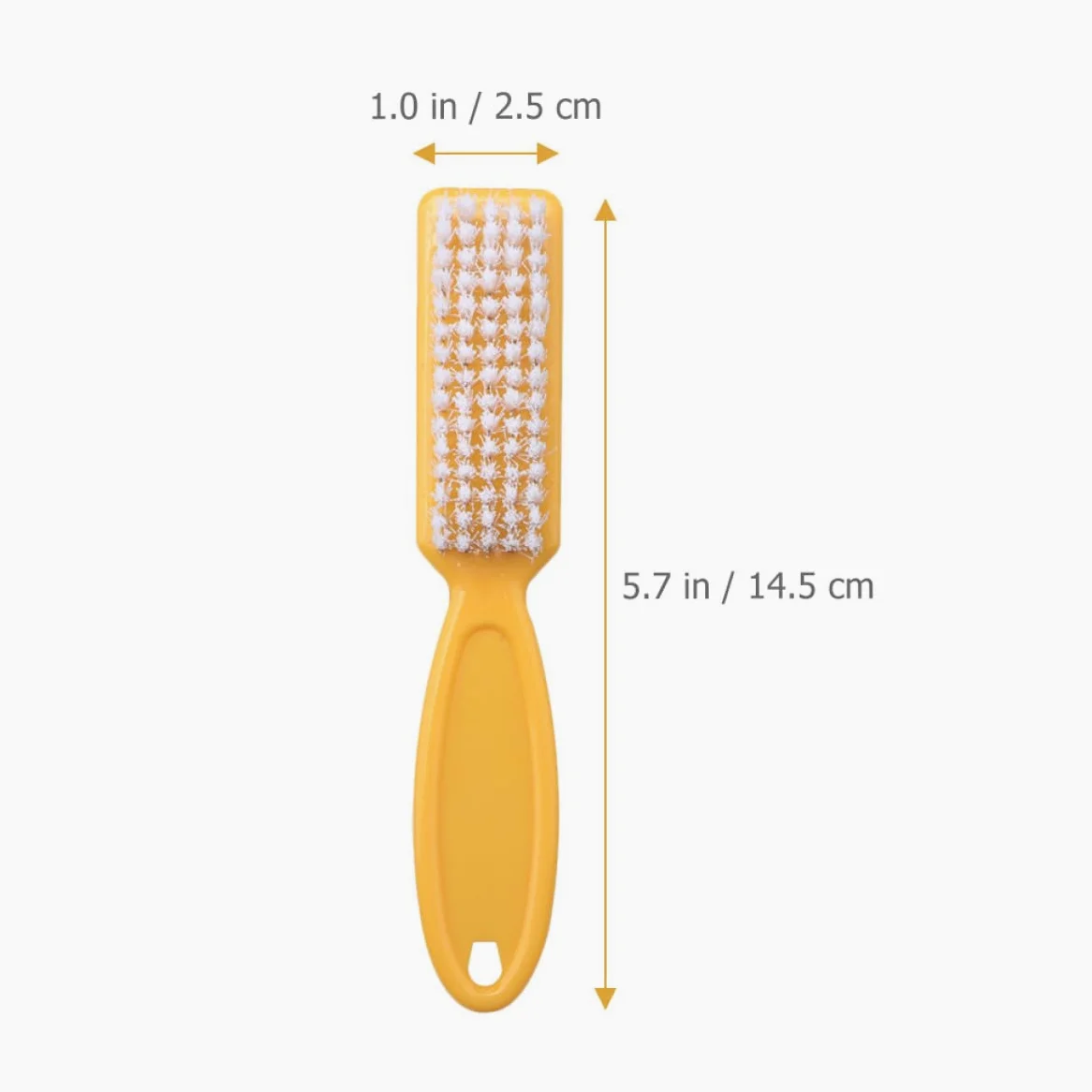 Set 24 Pezzi Spazzole per Unghie in Plastica Manico, Facile da Tenere, per Manicure e Pulizia Unghie in Viaggio o Cucina Colore Casuale