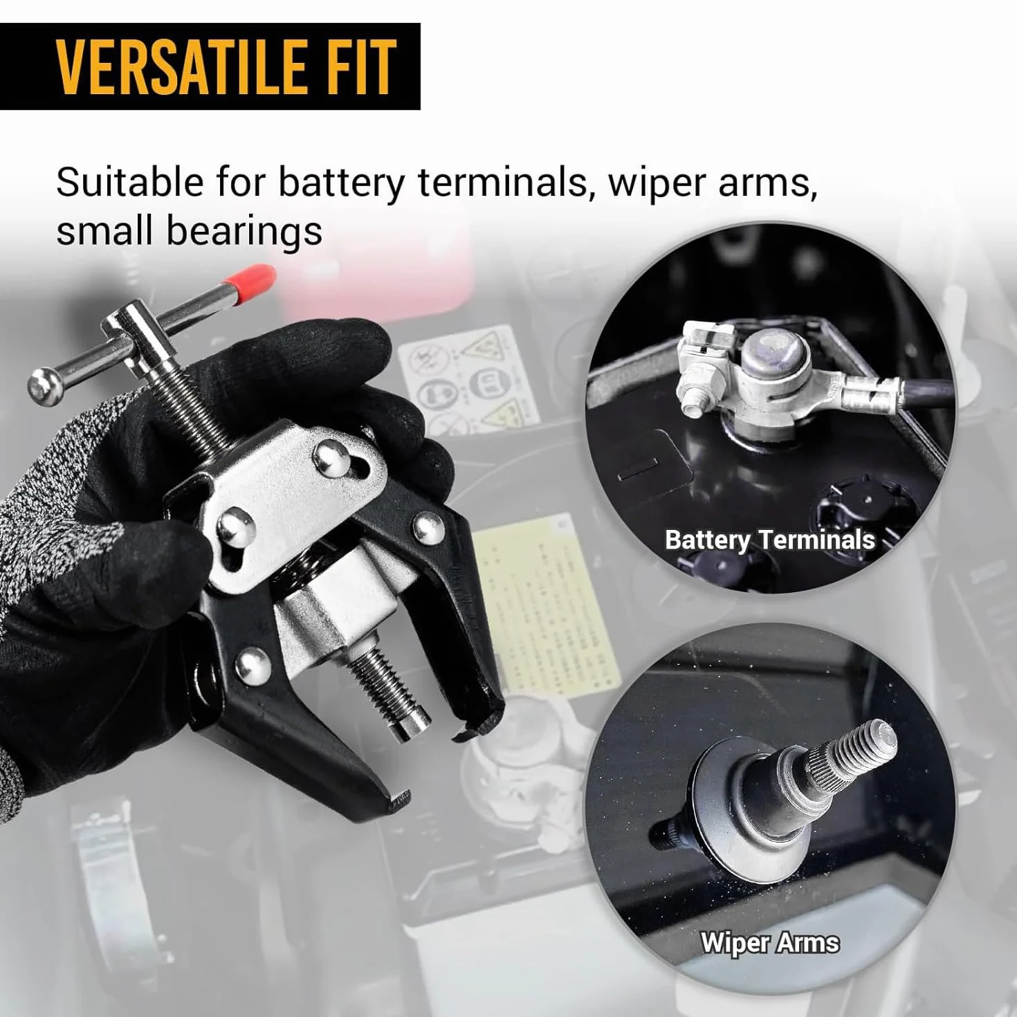 Terminale della Batteria da 6-43 mm ed Estrattore del Braccio del Tergicristallo, Strumento di Rimozione