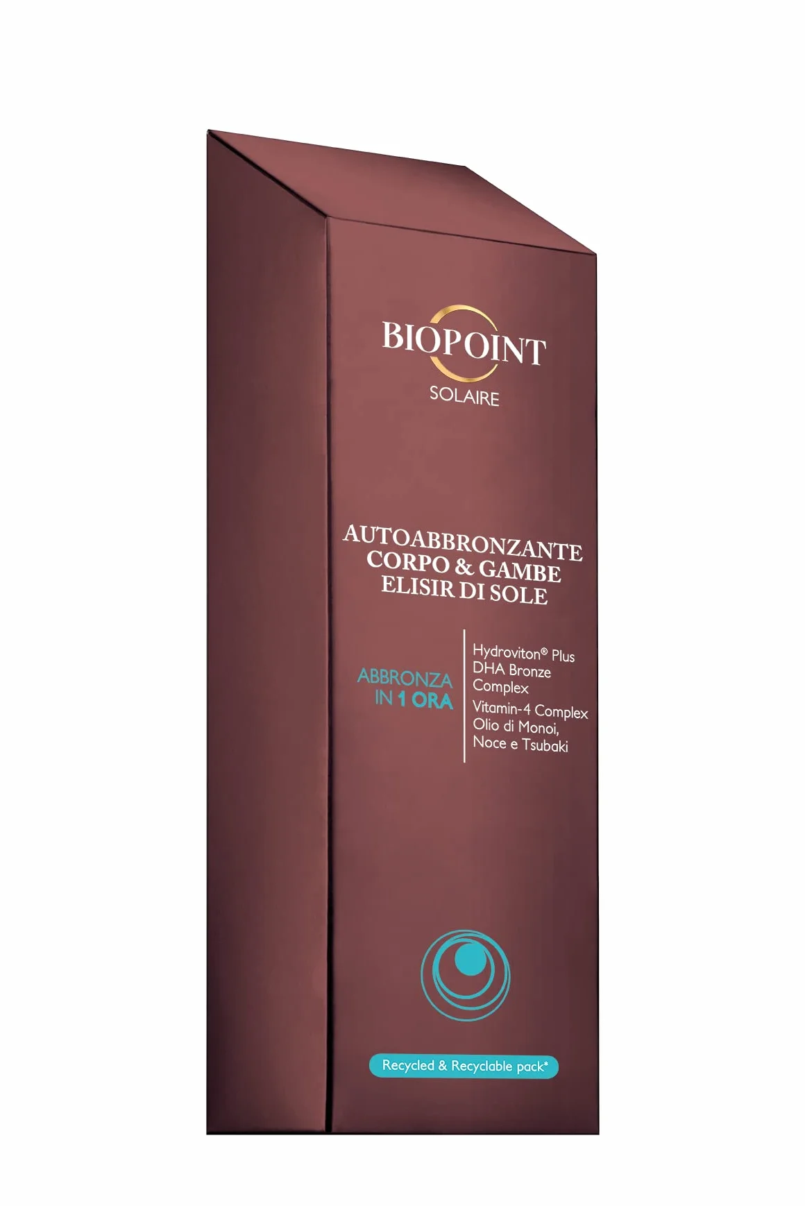 Biopoint Solaire Elisir di Sole Siero Autoabbronzante Azione Intensa Antimacchie Abbronzatura Rapida Idrata Pelle