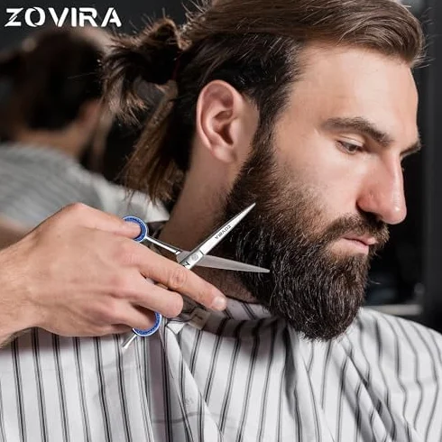 Forbici per capelli professionali 6 pollici in acciaio inossidabile per barbiere e uso domestico