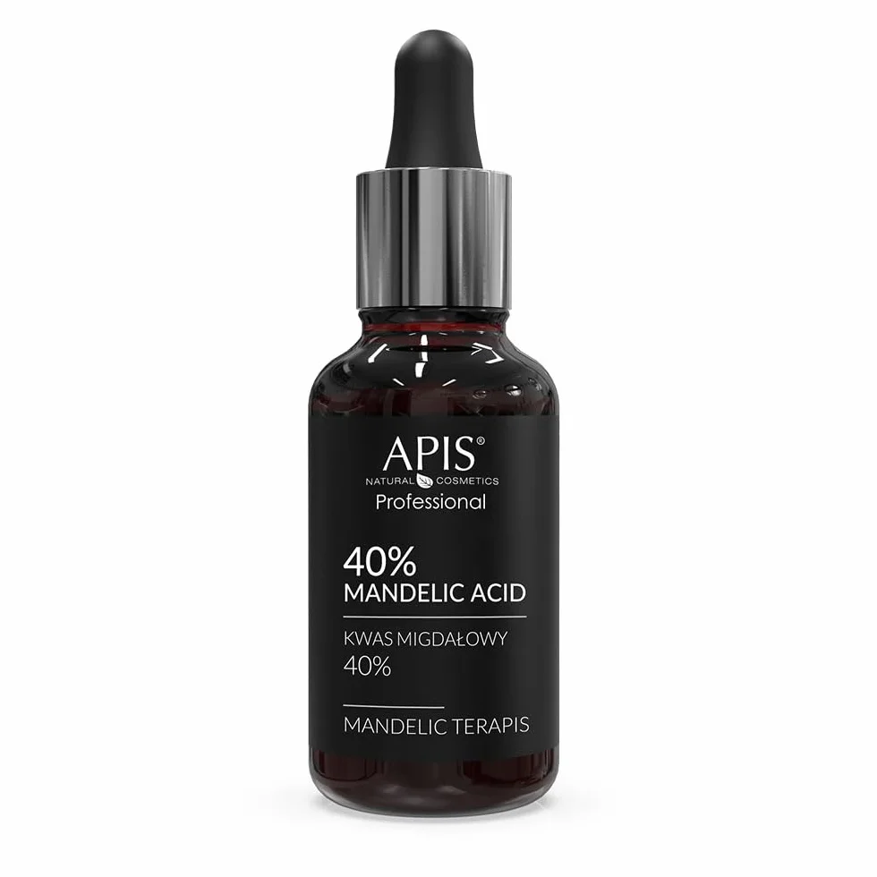Apis MANDELIC TERAPIS Acido mandelico 40% - 30 ml - Azione antibatterica, esfolia l’epidermide morta, lenisce le infiammazioni della pelle a tendenza acneica, schiarisce le iperpigmentazioni