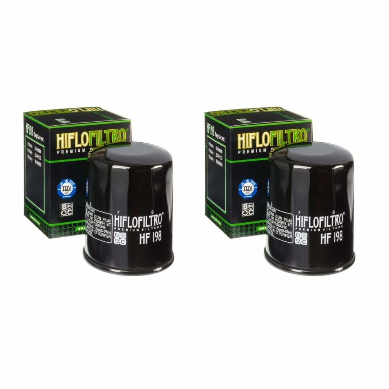 Set di 2 filtri olio compatibili con Polaris 570 Sportsman Touring EPS 4WD 2020 2021