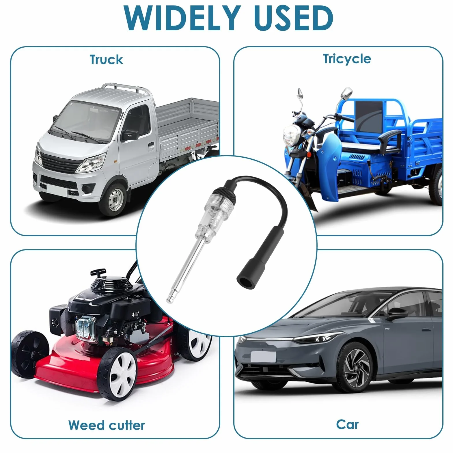 Regolabile Tester Candele Auto Moto Rilevatore Scintille Bobine Accensione Motori Tosaerba Generatori