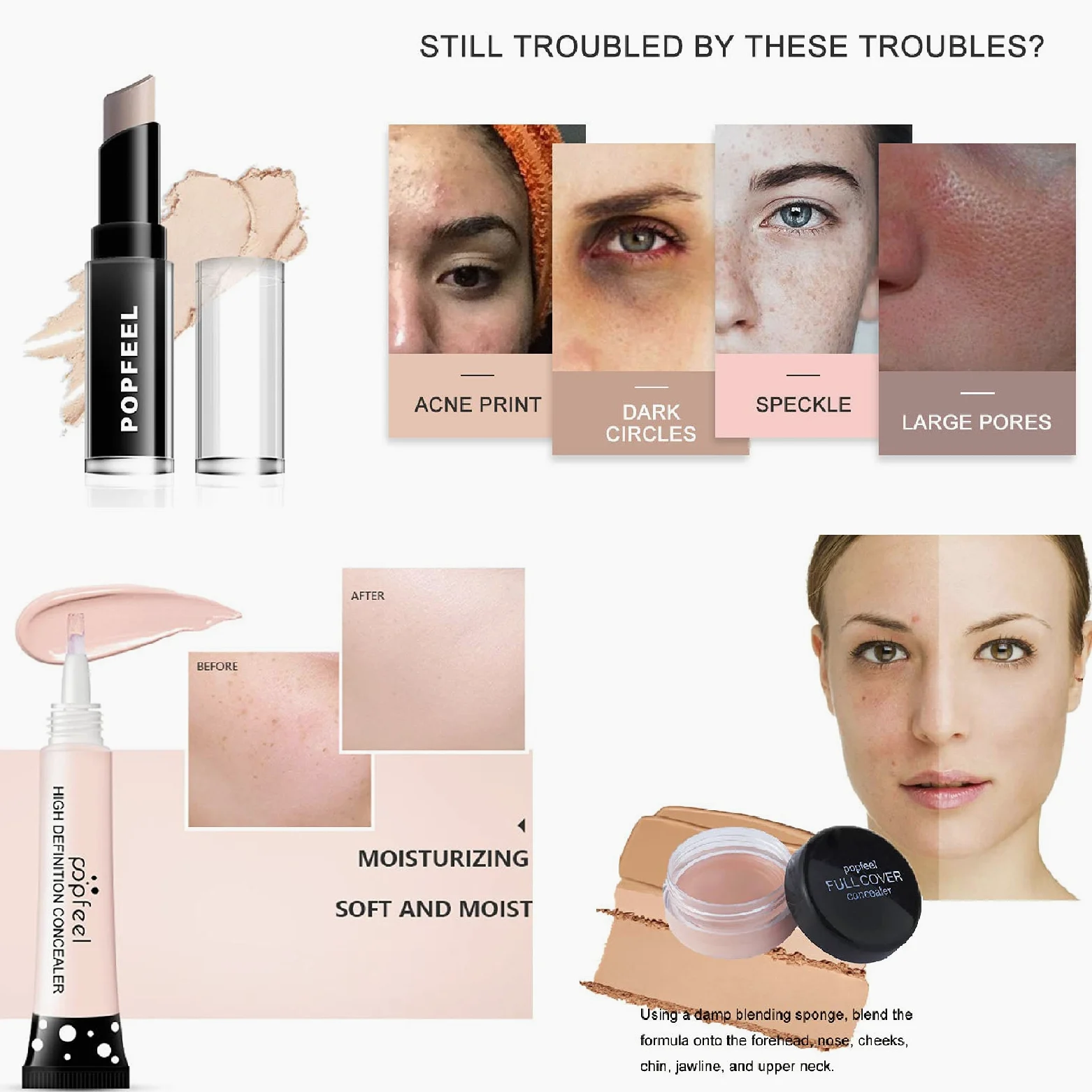 Kit per Trucco Completo, 37 Pezzi Cosmetico Valigetta per Principianti con Ombretti Correttore Rossetto Lucidalabbra Fard ecc - Sorpresa Regalo Trousse di Trucchi, per l'uso quotidiano e viaggio#3
