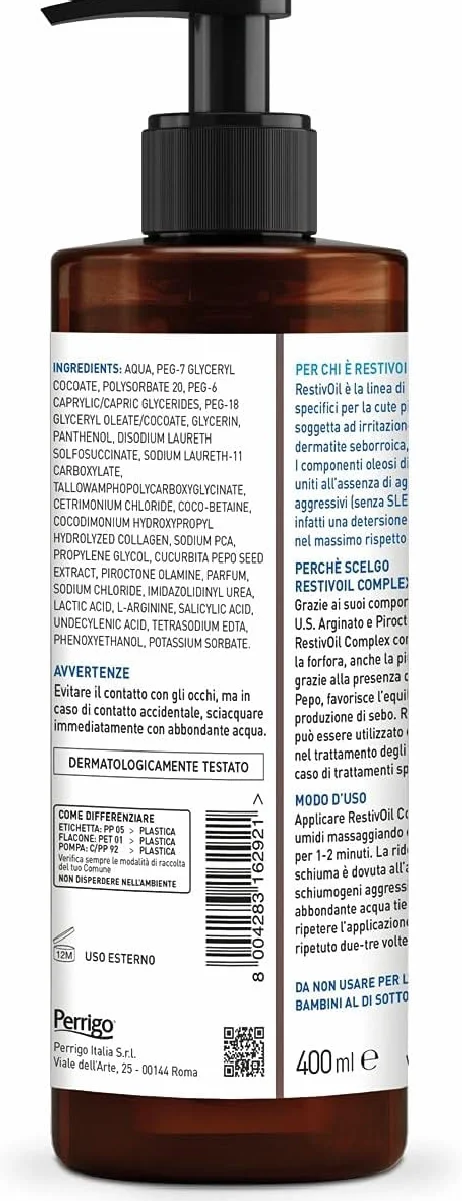 RestivOil Complex Shampoo Antiforfora 400ml