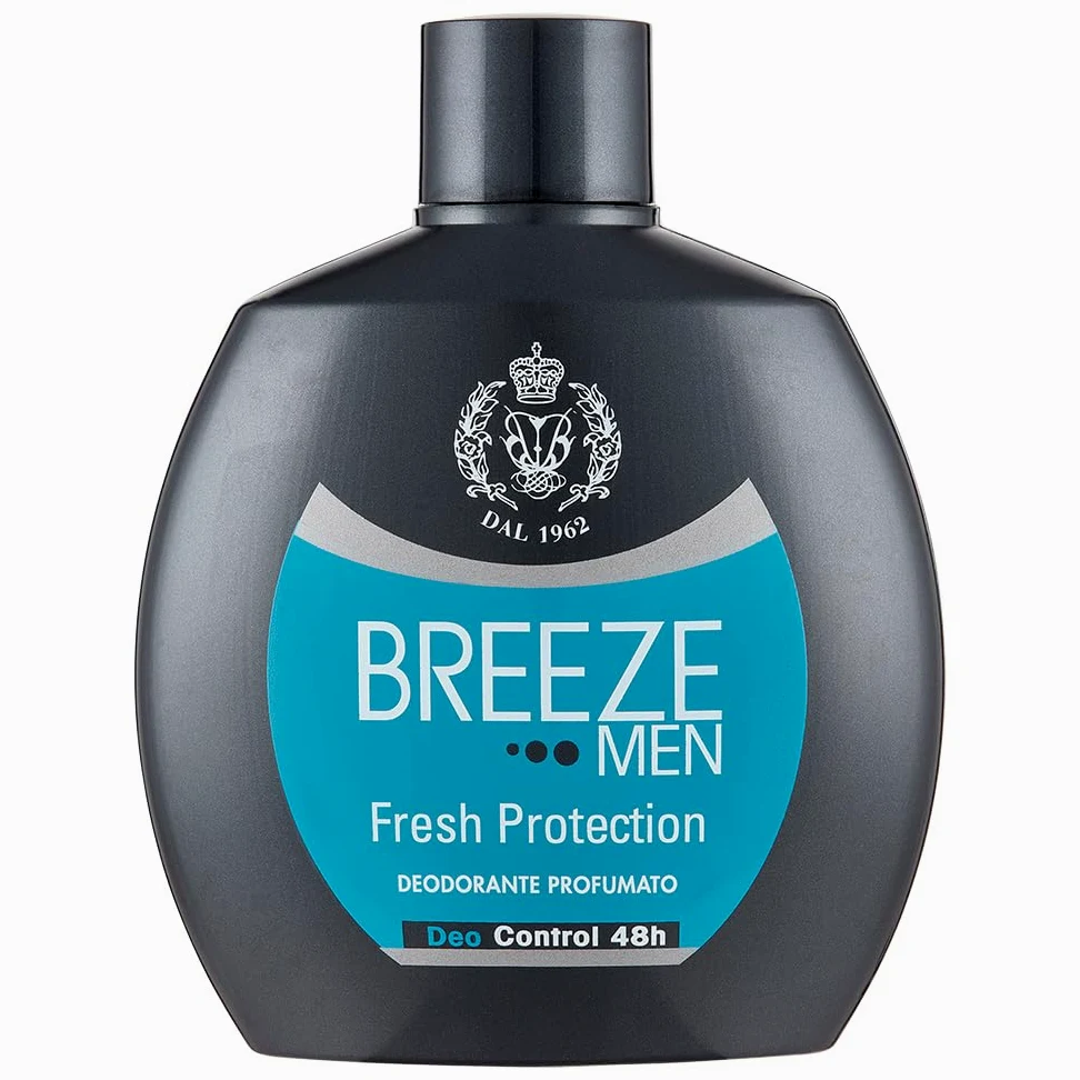 BREEZE | Deodorante Squeeze Fresh Protection, Breeze Men, 6x100 ml
