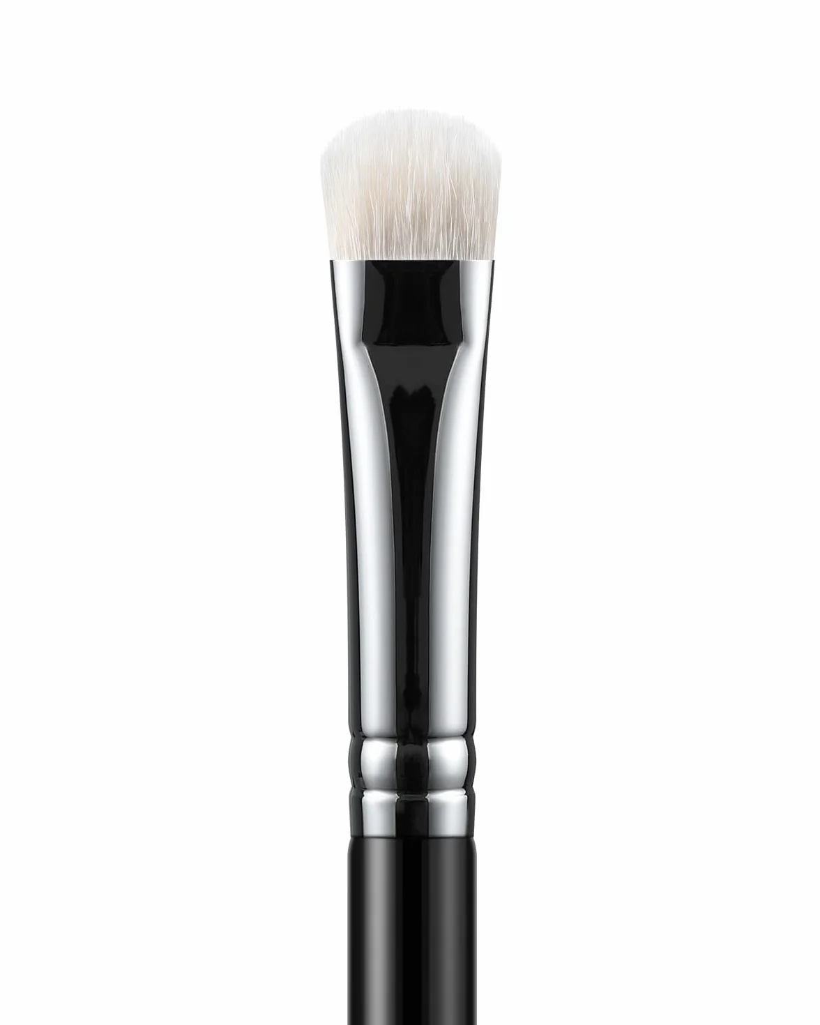 EIGSHOW Pennello per ombretto, Pennello professionale doppio uso ombretto e correttivo con pelo di capra Saikoho, Pennello per trucco occhi premium per sfumare, sbavare e sfumare, nero(E831)