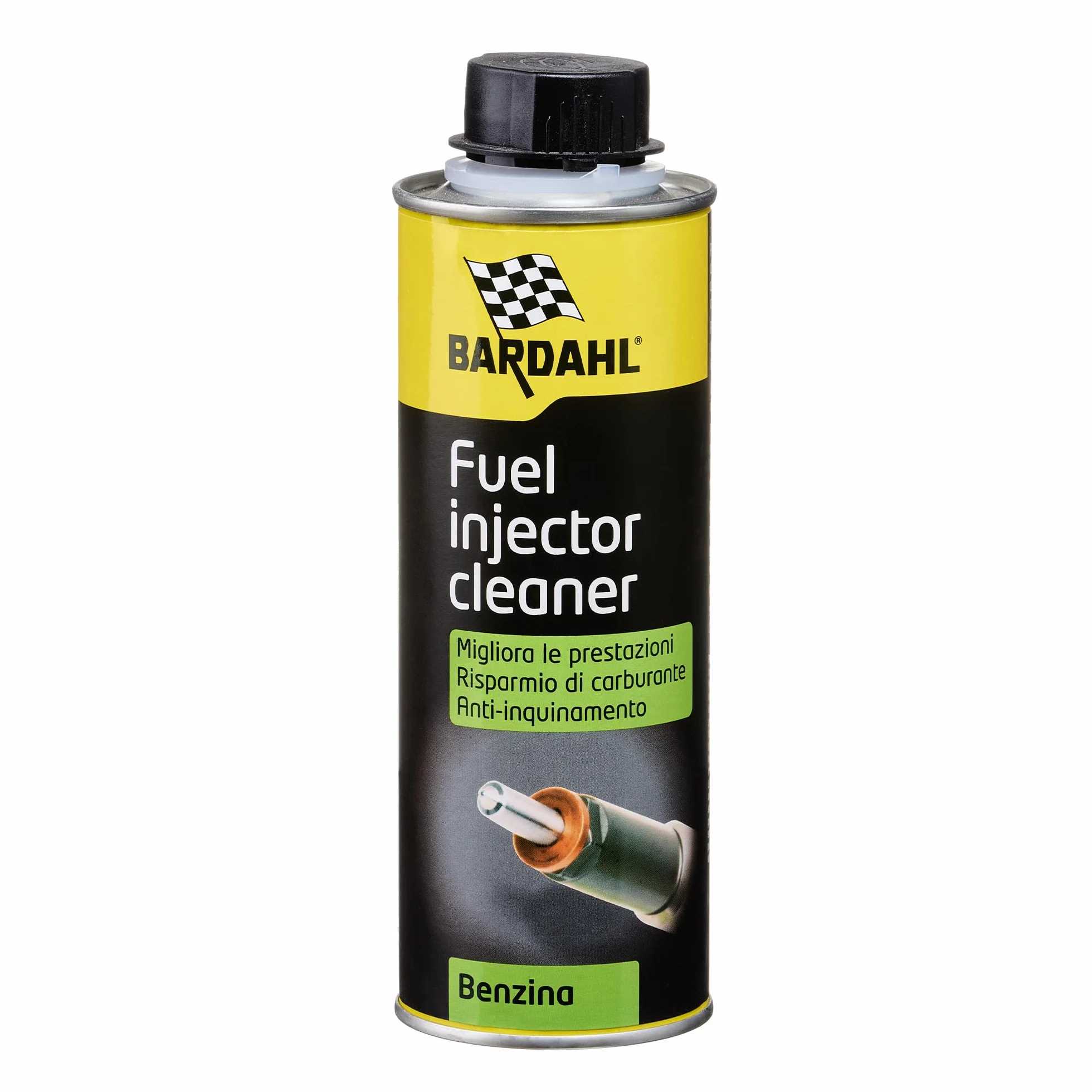 Bardahl - Additivo Pulitore Iniettori Benzina - Pulisce gli Iniettori, Riduce i Rumori del Motore, Facilita le Partenze a Freddo, Riduce i Consumi Eccessivi di Carburante, 300 ml