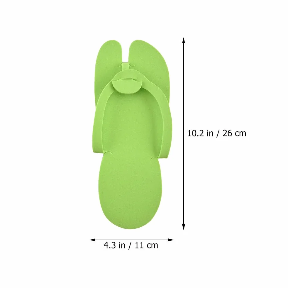 FRCOLOR 24 Paia Pantofole Usa e Getta Infradito Antiscivolo per Spa Unghie Pedicure Eva