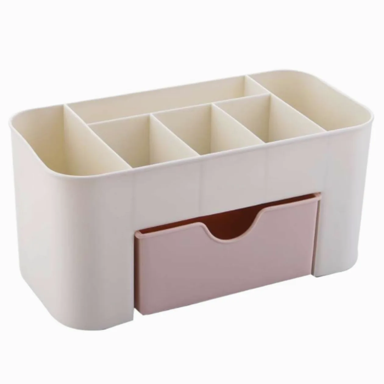 Organizzatore Smalti Scatola Porta Cosmetici, Gioielli, Collana, Smalto for Unghie Porta Smalti per Unghie(Pink)