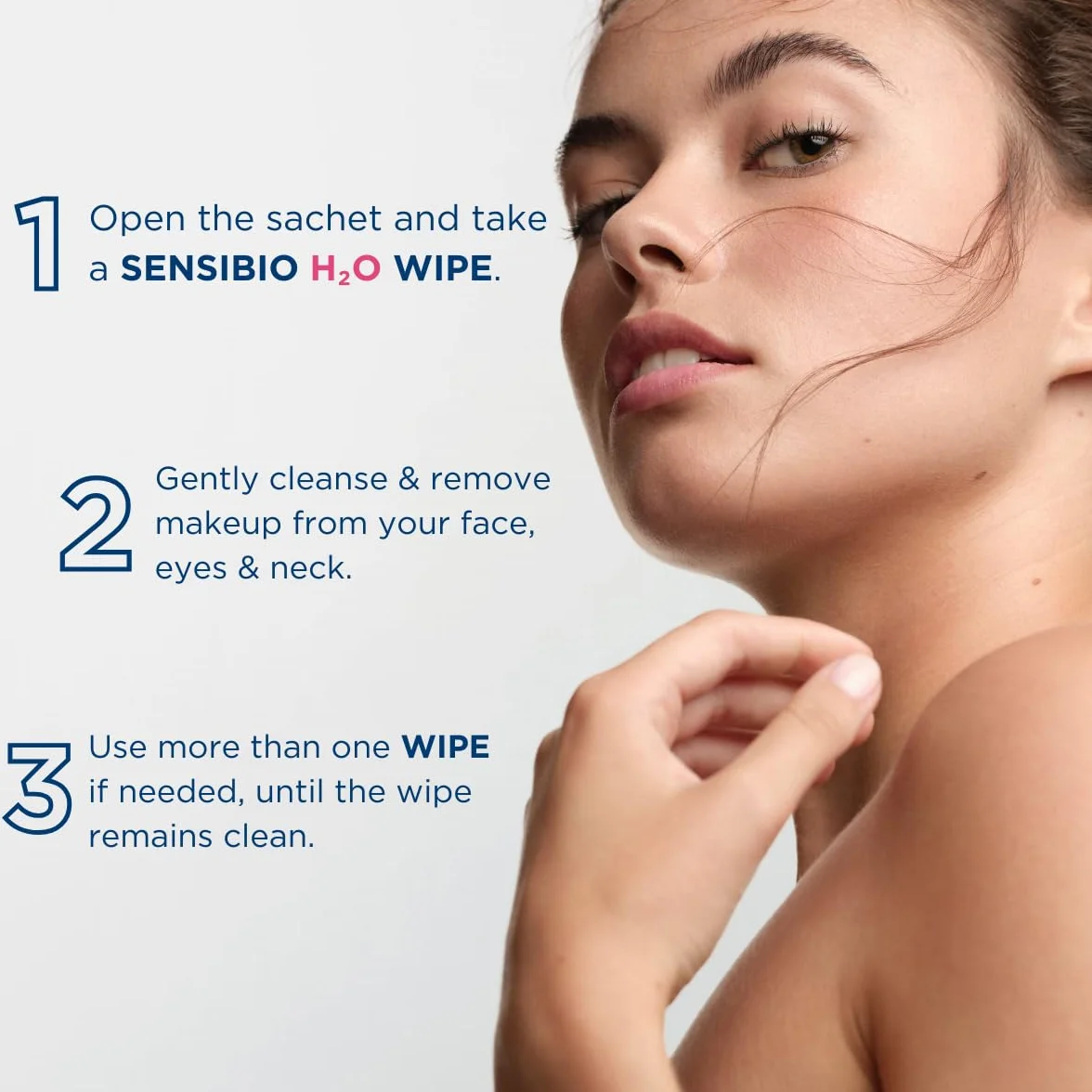 Amerikas Bioderma Sensibio H2o Micelle Solution Make-up Removing Wipes Wipes, 25 Unità
