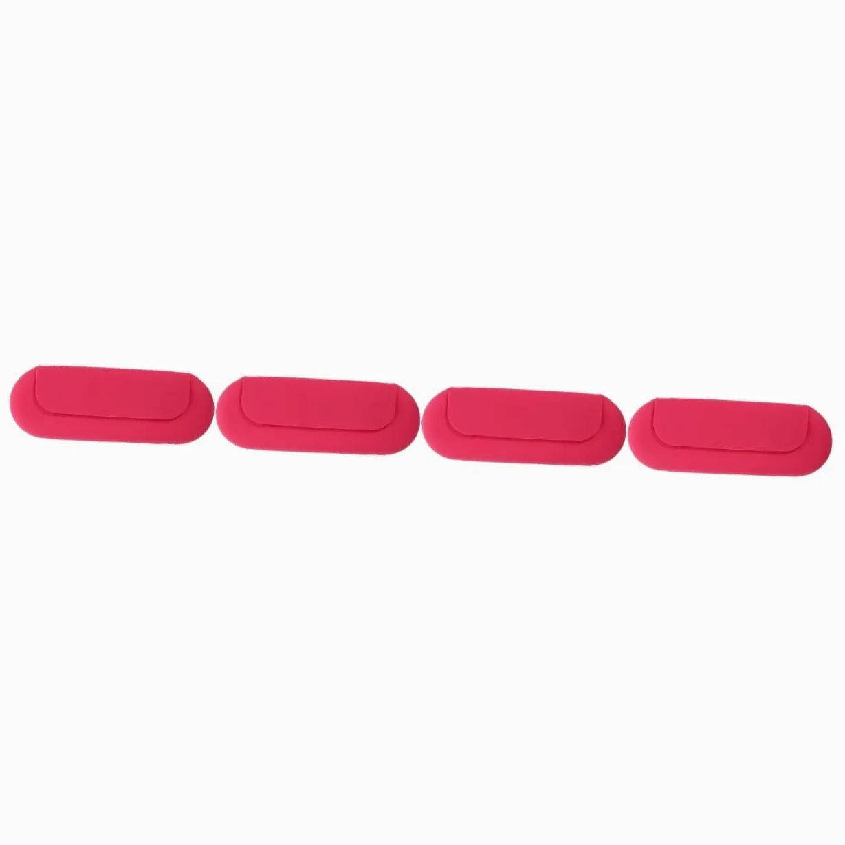 Cabilock 4 Pezzi Borsa da Viaggio per Trucco Silicone Organizer Compatto per Spazzole e Cosmetici per Viaggi e Speciali