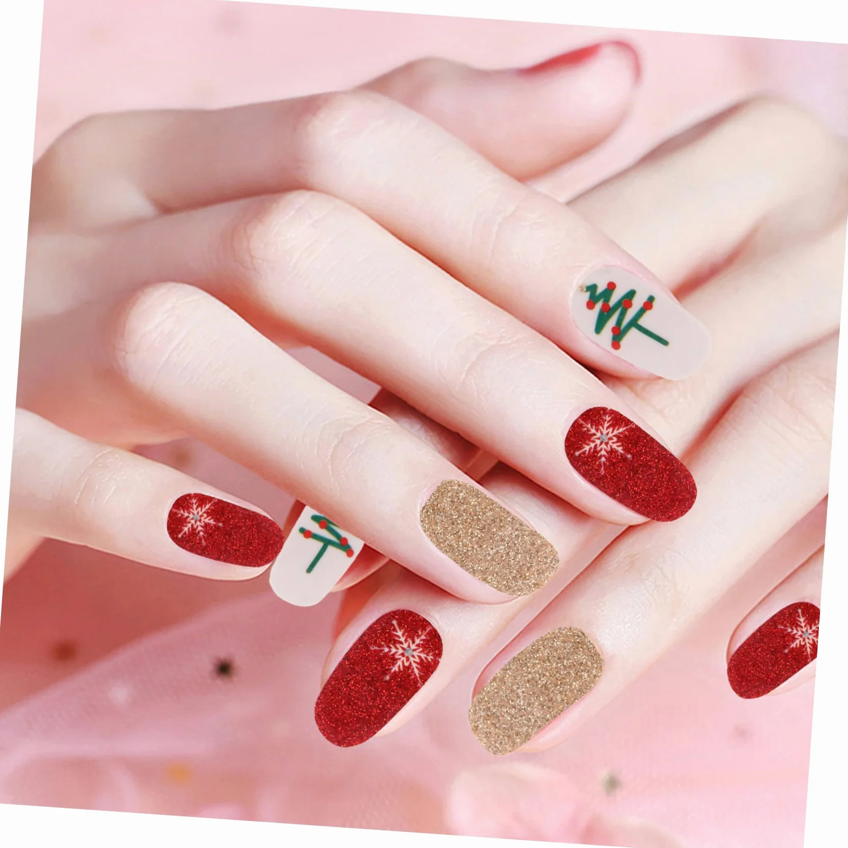 FRCOLOR 30 Fogli Adesivi Per Natalizi Decalcomanie Per Nail Art Natalizie Invernali Adesivo Per Nail Art Natalizio Adesivo Di Arte Del Di Natale Pellicola Per