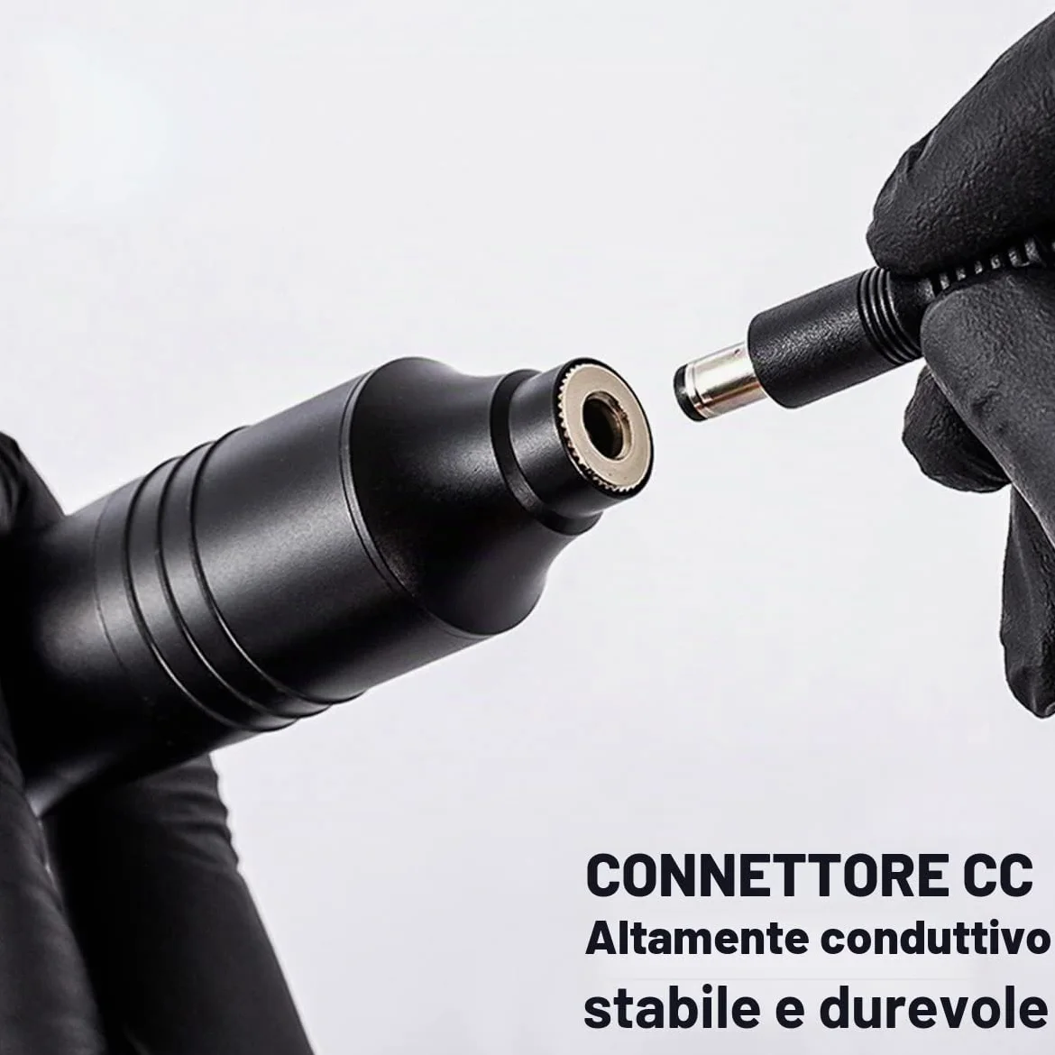 Kit Completo per Macchinetta per Tatuaggi, Inchiostri per Tatuaggi a 20 Colori, Kit per Tatuaggi Rotanti per Principianti, 20 Cartucce ad Ago, Kit Penna per Tatuaggi con Custodia (nero)