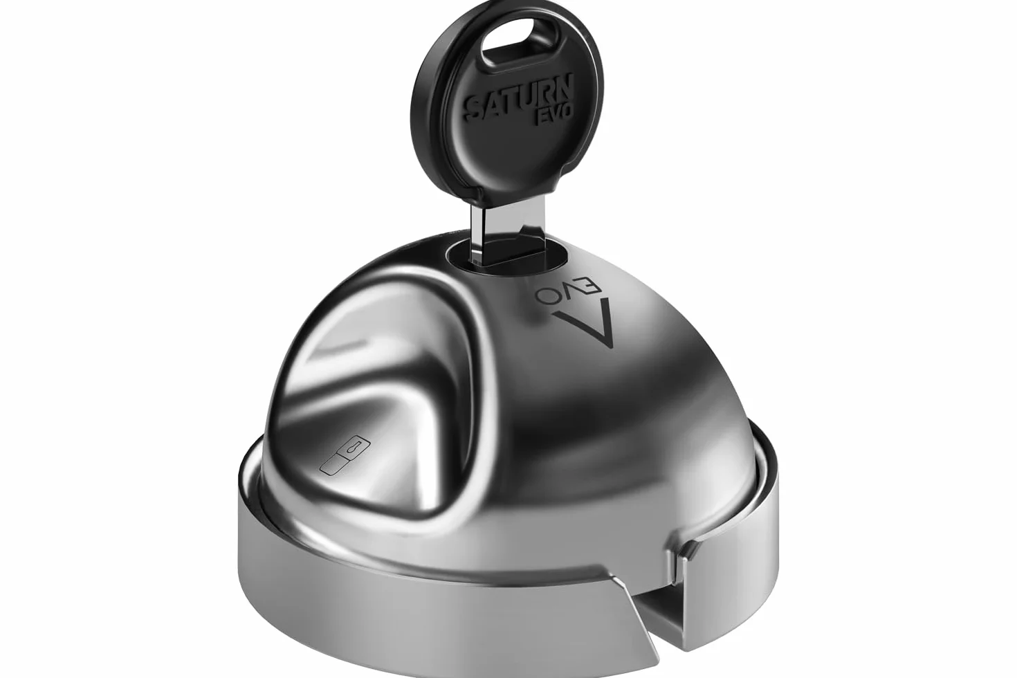 DAKEN Saturn Evo Doppio Serrature per Veicoli Commerciali per Impieghi Gravosi Blocco Manuale Acciaio Inox Set di 2
