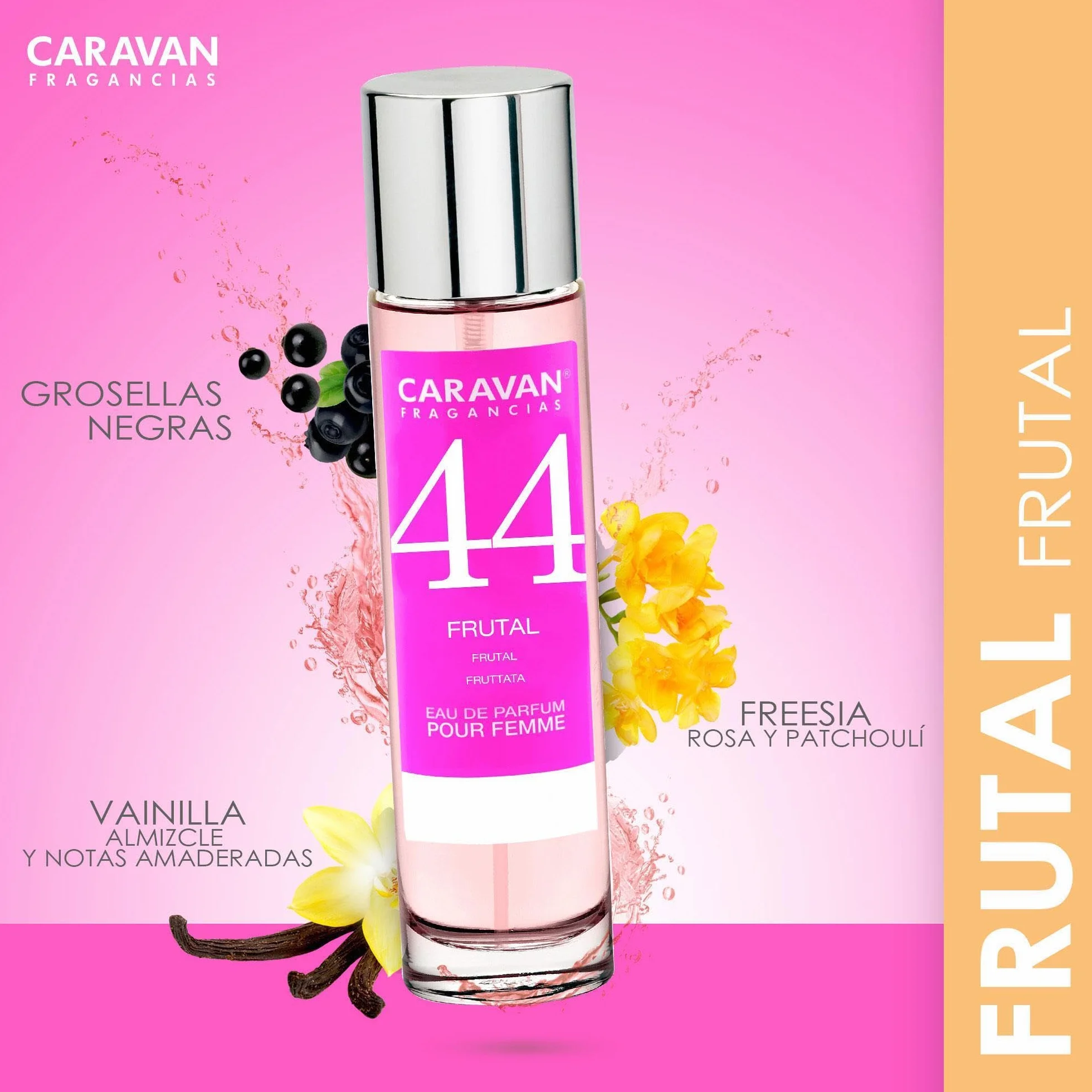 CARAVAN FRAGANCIAS Profumo da donna n. 47 da 150 ml + set di 10 flaconcini di fragranze femminili diverse da Caravan per scoprire nuovi aromi