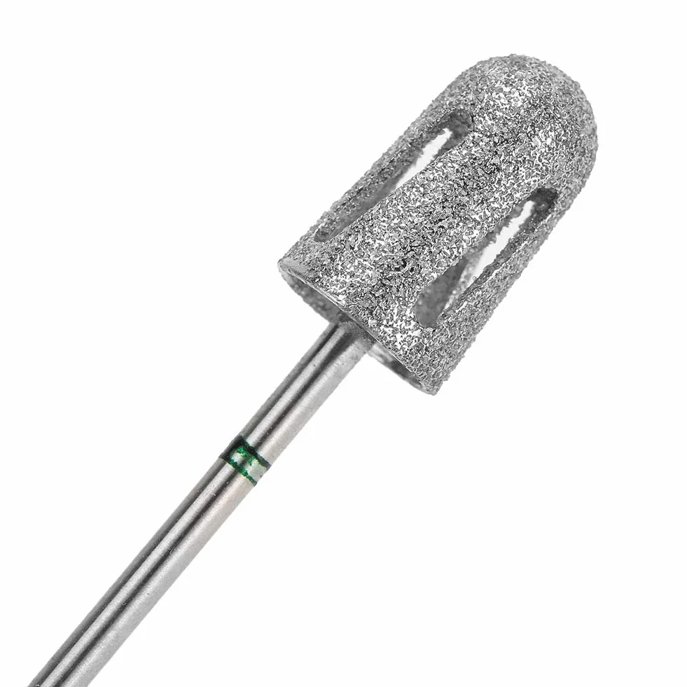 Diamantata Punta a Cono per Pedicure in Acciaio Inossidabile - Testina per Trapano Unghie Rimozione Calli