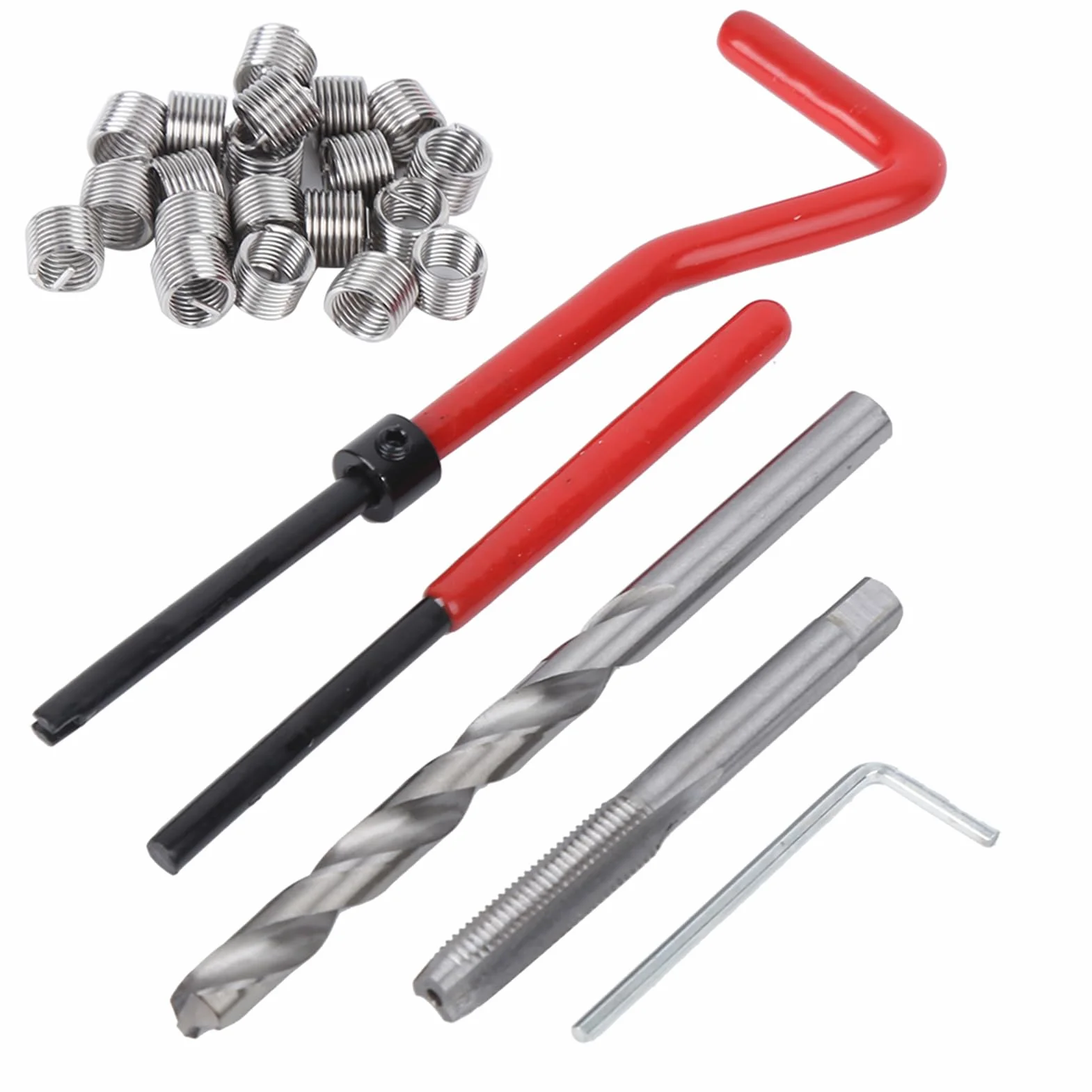 Kit Riparazione Filettatura M7 Set 25 Pezzi Filettature Spelate