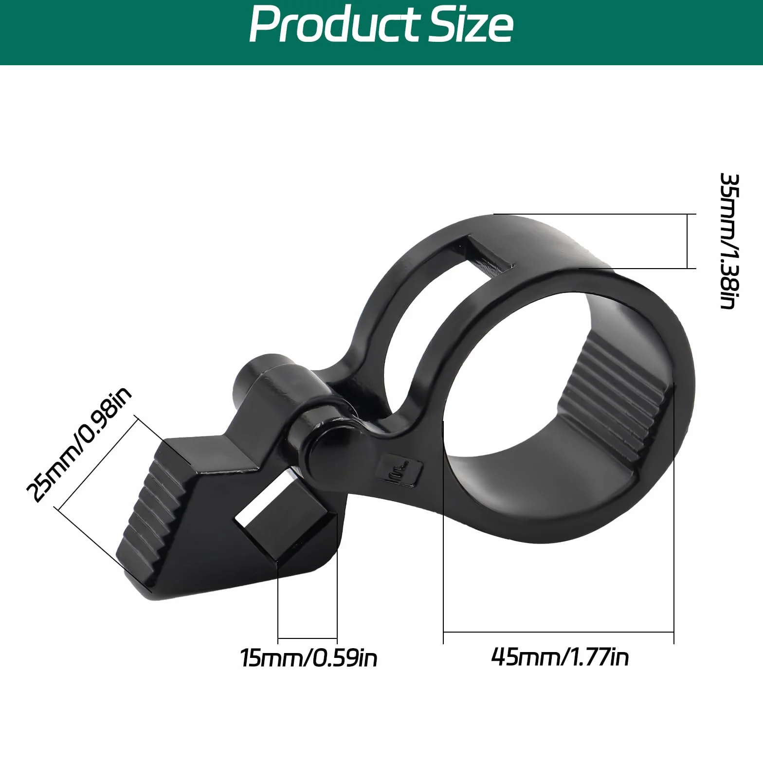 1/2" Chiave per tiranti 27-42mm, Smontatore testa a sfera con attacco interno quadrangolare