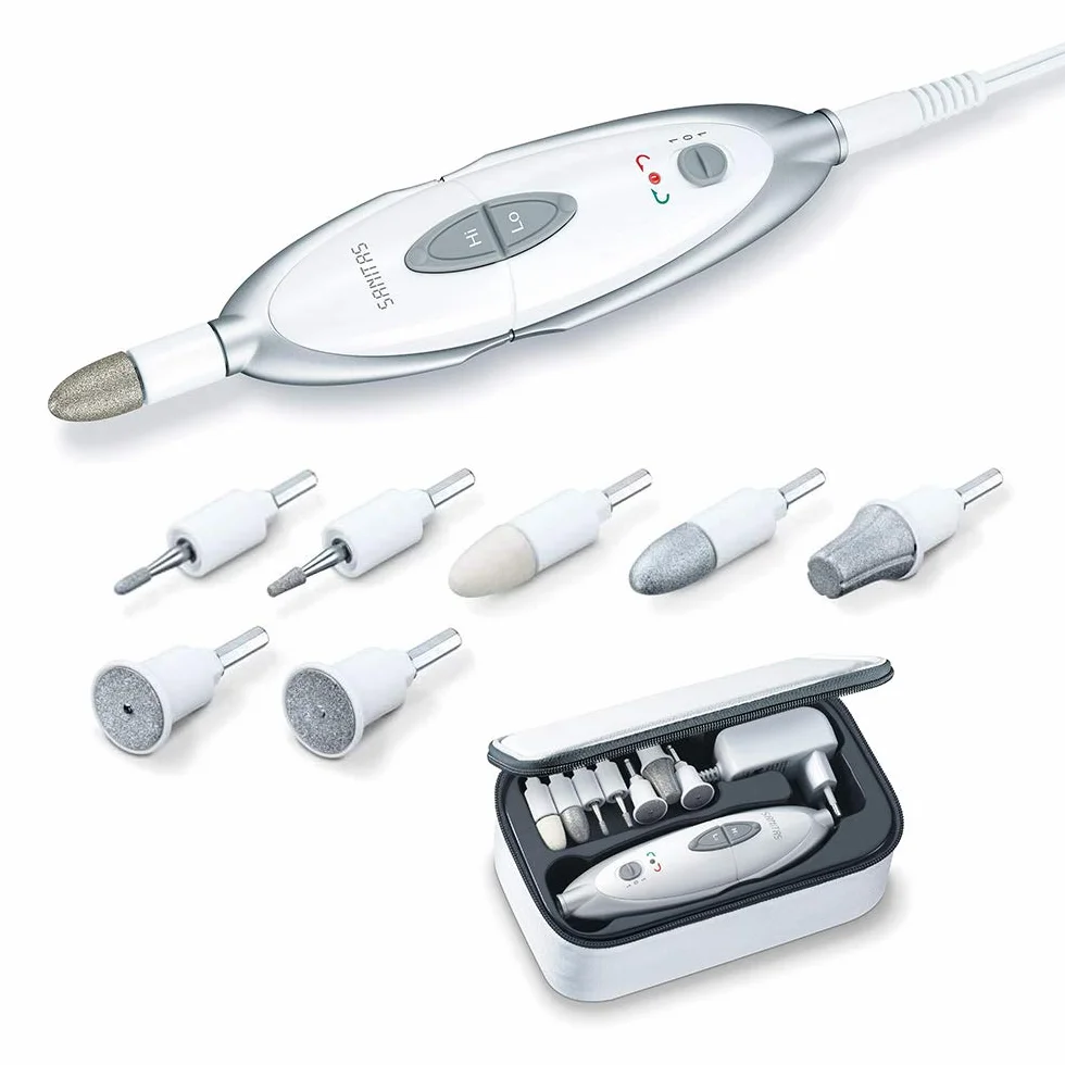 Sanitas SMA 35 Fresa elettrica per Unghie 4600 giri/min 2 livelli di velocità Manicure Pedicure