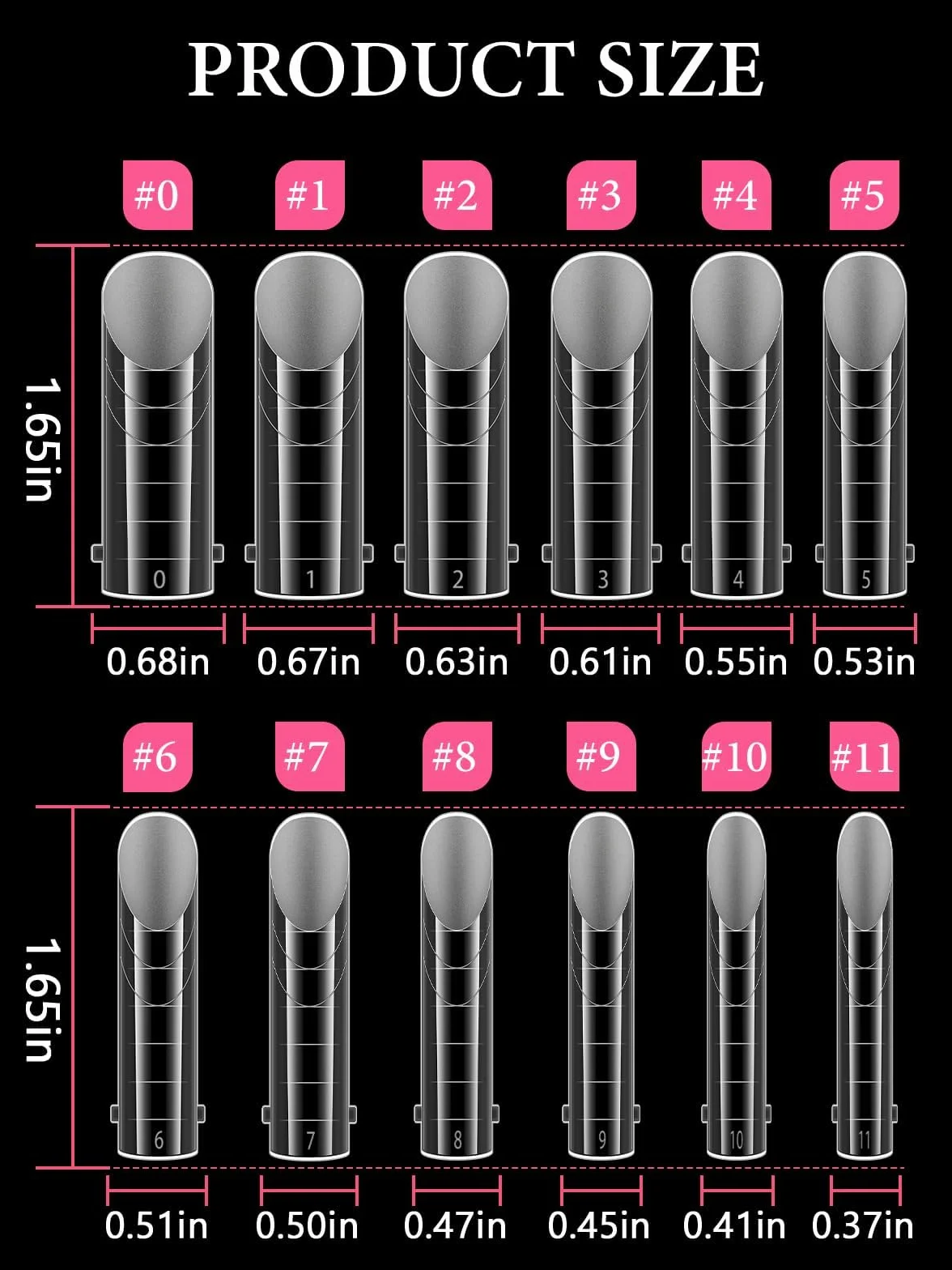 EBANKU 120 PCS Unghie Finte Nail System Dual ToeNail Form, Riutilizzabili Pedi Dual Form Kit Lunghe Quadrate Nail Form Acrilico Tips Unghie con Scala Graduata per Unghie Strumenti
