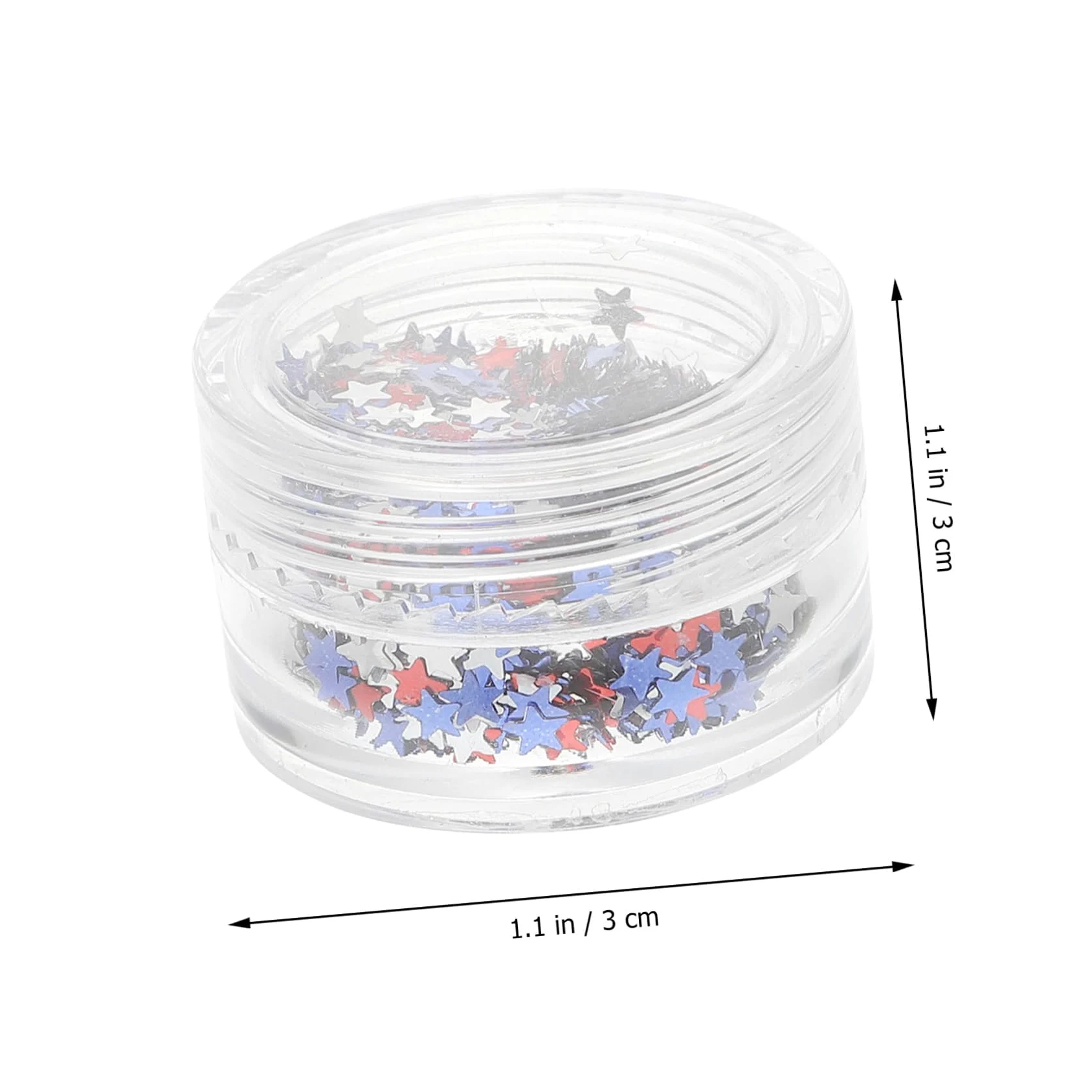 Healvian 5 Set Paillettes Pentagramma Paillettes Per Il Trucco Degli Occhi Accessori Gel Polacco Lucidi Glitter Adesivi Per Unghie Dei Piedi Orgoglio Unghia Neon Plastica 6 Scatole*5
