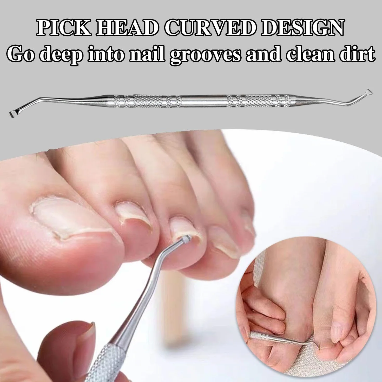 1 Pezzo Di Pinze Ad Ago Con Scanalatura Per Unghie, 3 Pezzi Di Tagliaunghie Per Manicure, Tagliaunghie Dei Piedi, Tagliaunghie Per Unghie Spesse, Unghie Incarnite, Strumenti Per Unghie Incarnite