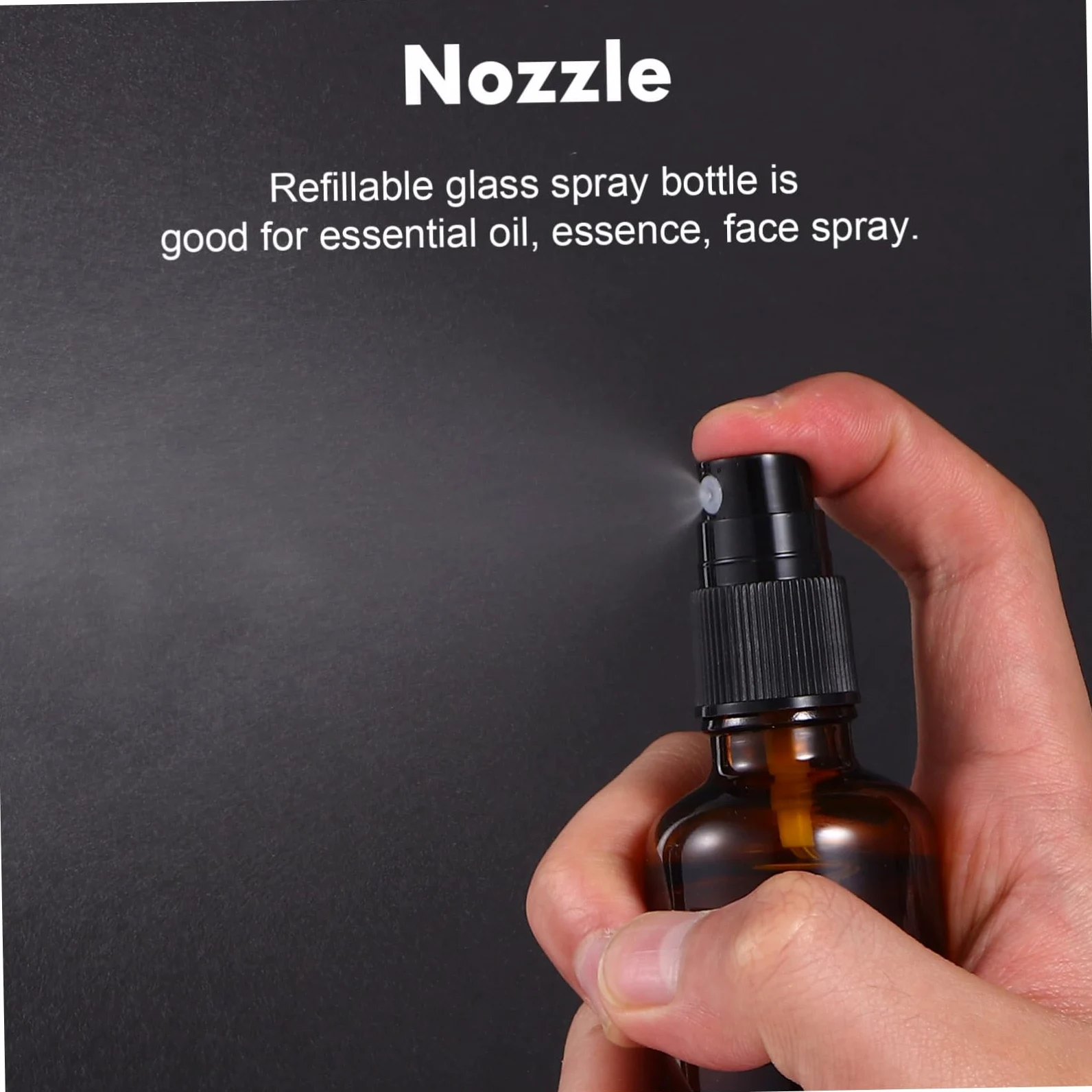 Gatuida 10pezzi Spray in Vetro Vuoti Riutilizzabili e Ricaricabili Spray Per Essenziali e Cosmetici Viaggio