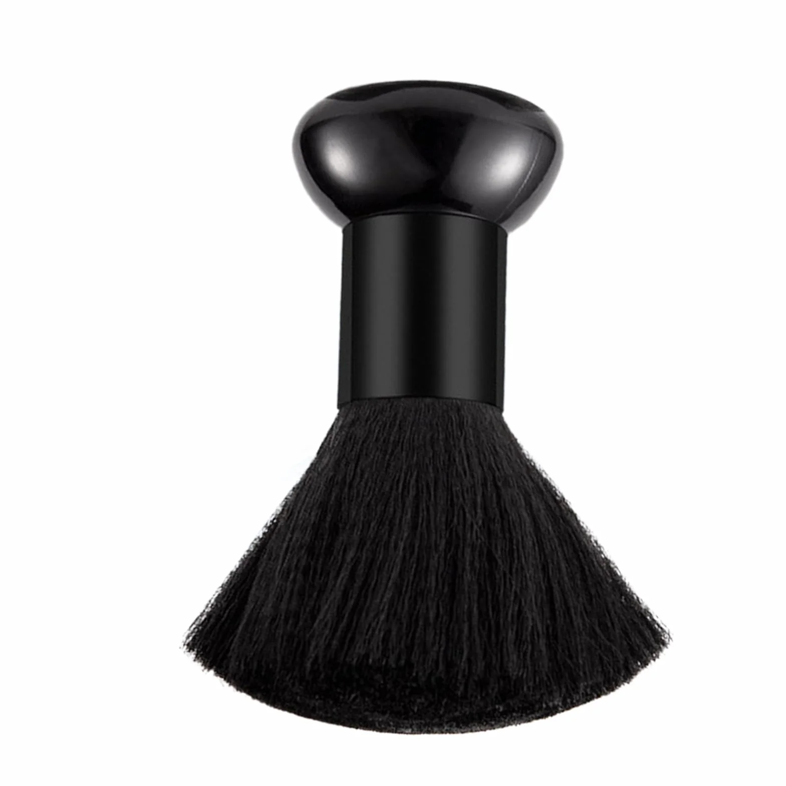 Spolverino per il collo, spazzola da parrucchiere, spazzola professionale per la pulizia del viso, per il salone, 1 confezione di setole in nylon morbide, spazzole per la pulizia della polvere delle