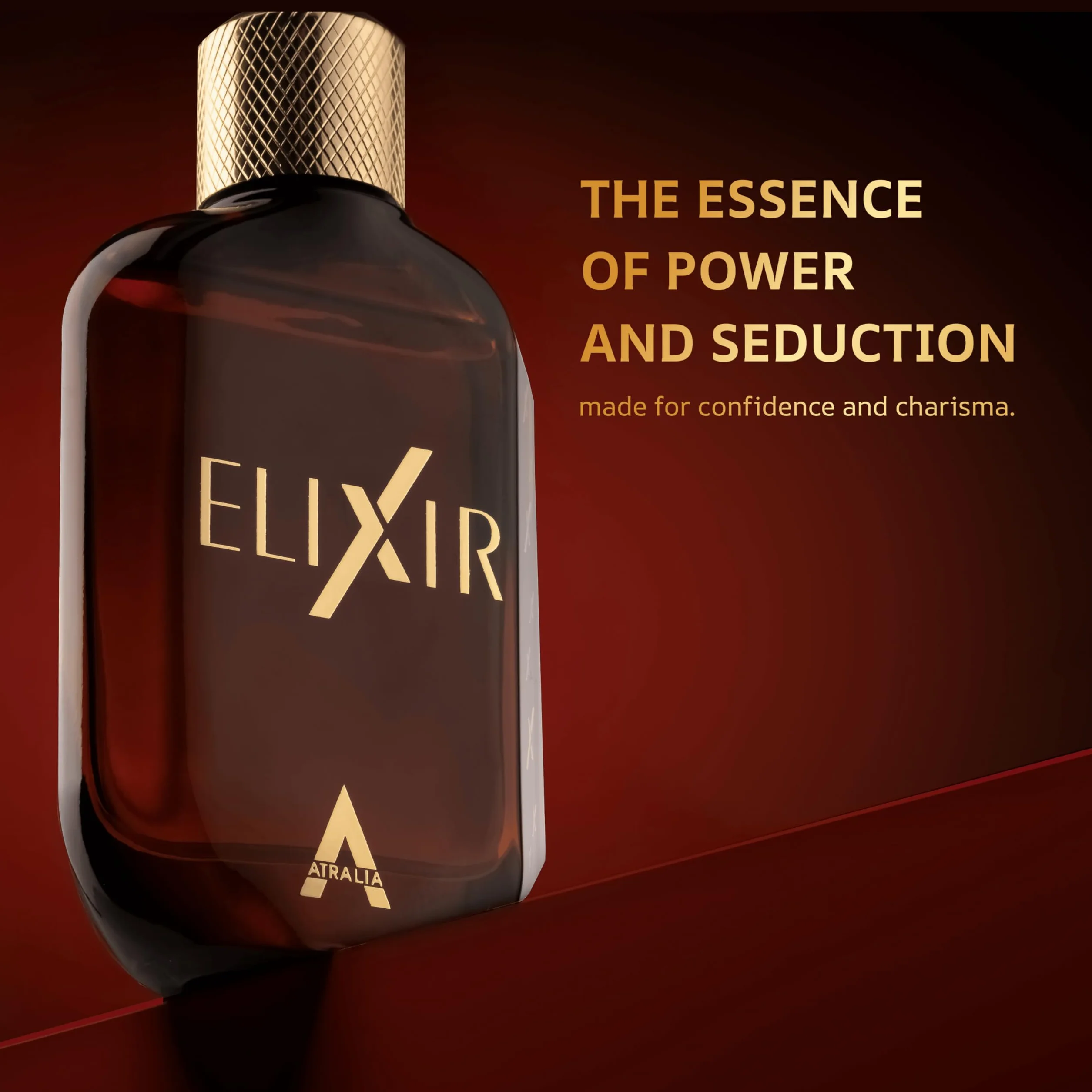 ATRALIA ELIXIR EDP 100 ml (3,4 fl oz) Elixir Profumo da Uomo ARABE Spedizione Nazionale