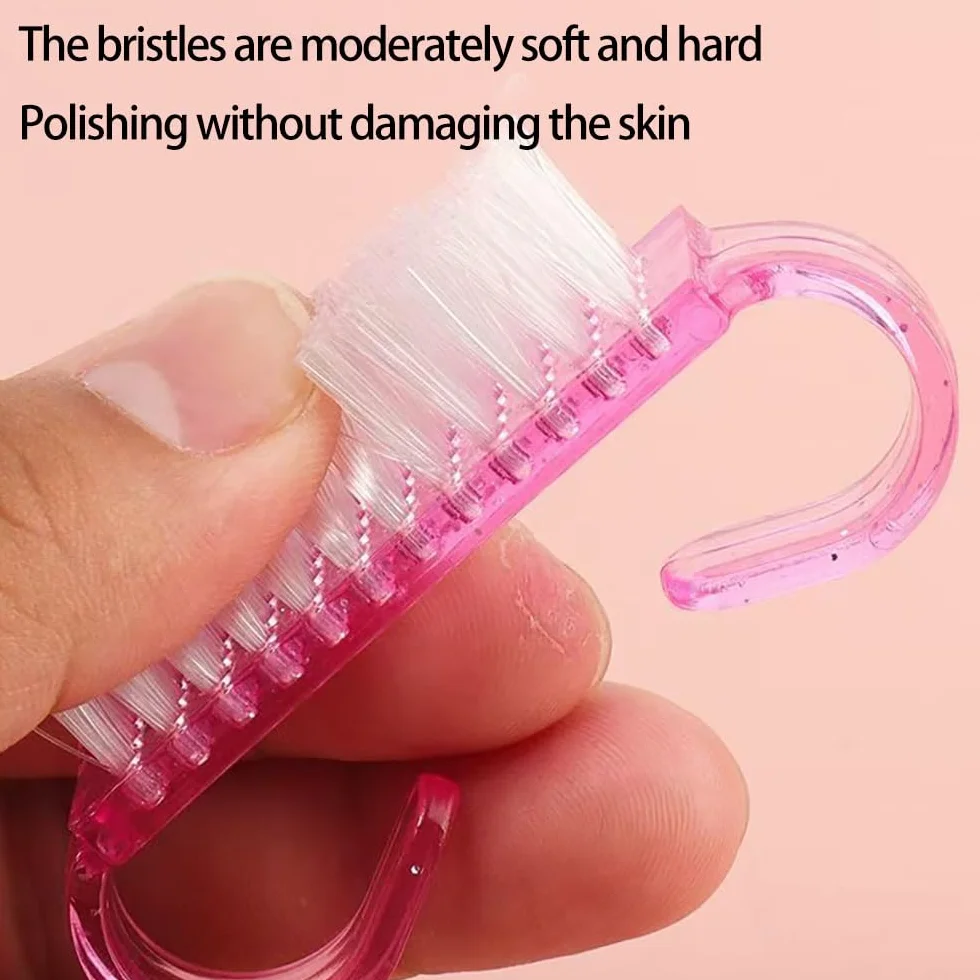 24 Pezzi Spazzola Per Unghie Spazzola Per Il Lavaggio Delle Mani con Manico in Plastica Lavaggio Di Mani Spazzolino Per Pulizia E Pulizia Delle Unghie(Viola, Rosa, Blu)