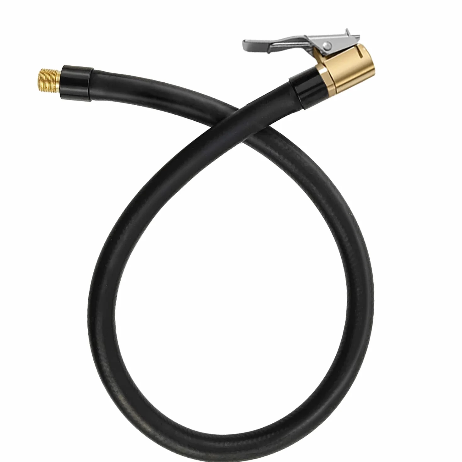 sciuU 50cm Tubo Prolunga di Gomma Flessibile per Pompa di Gonfiaggio Compatibile con Xiaomi Compressore Digitale Portatile