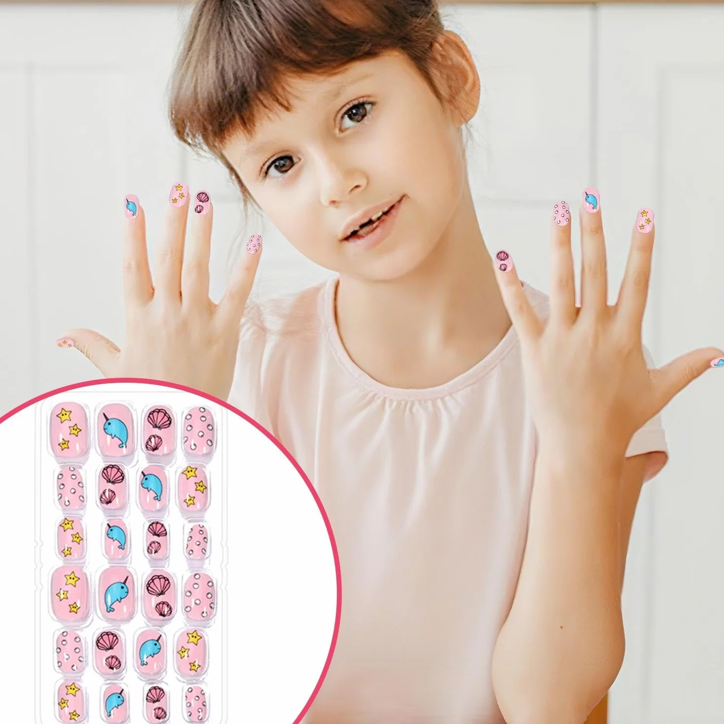 192 Punti Artistici Malati Per Bambini, Modello Di Cartoni Animati -Design, Fai -Da -Te -Nagen -Accessoires, Decorazione Di Unghie Carini (Con Adesivi Adesivi, Unghie -Be -Strie).