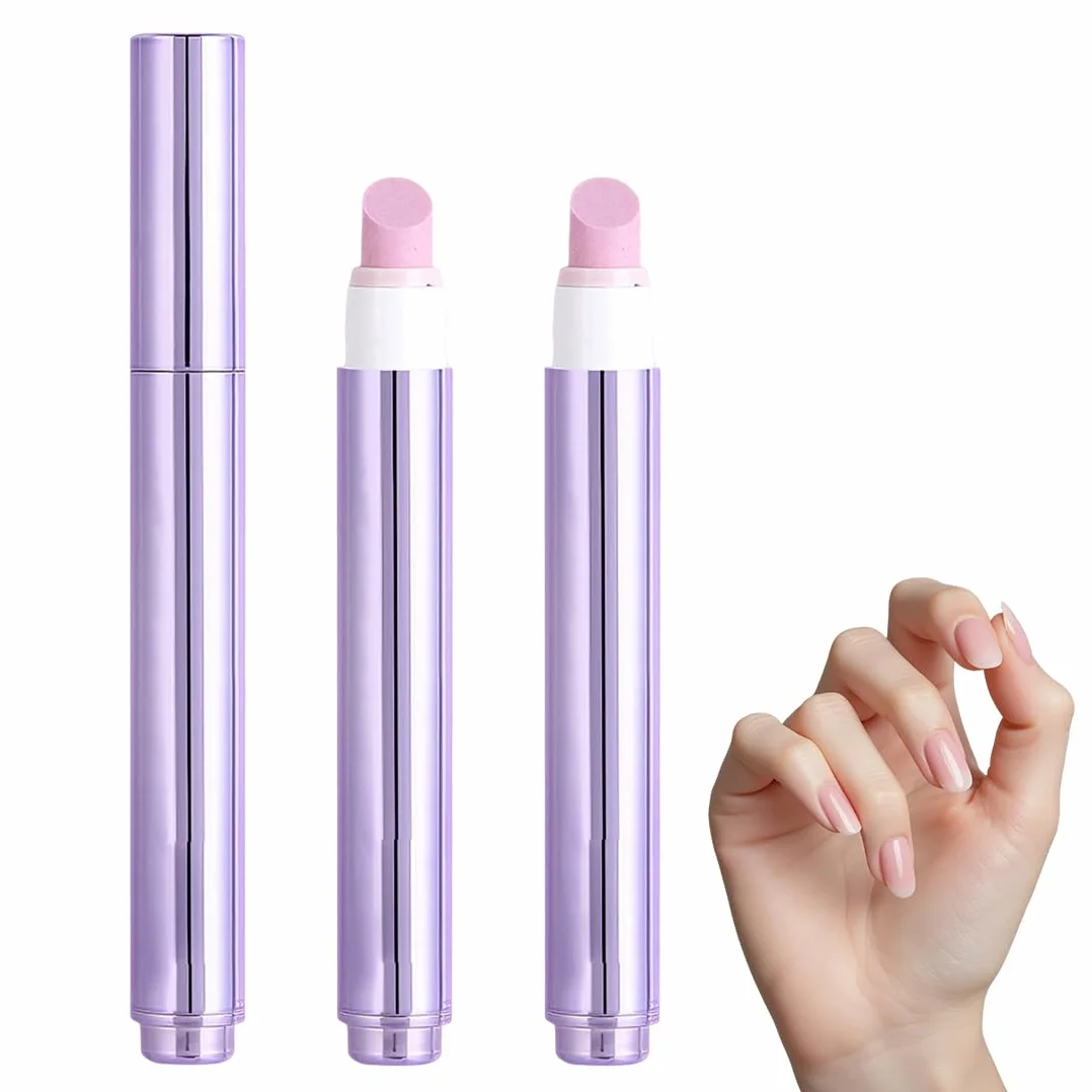 GXGM 2 Pezzi Penna Olio per Cuticole Unghie, Nail Care Pen, Strumento 3 in 1 per Rimuovere, Idratare e Rinforzare Cuticole, Ripara Unghie Secche e Screpolate