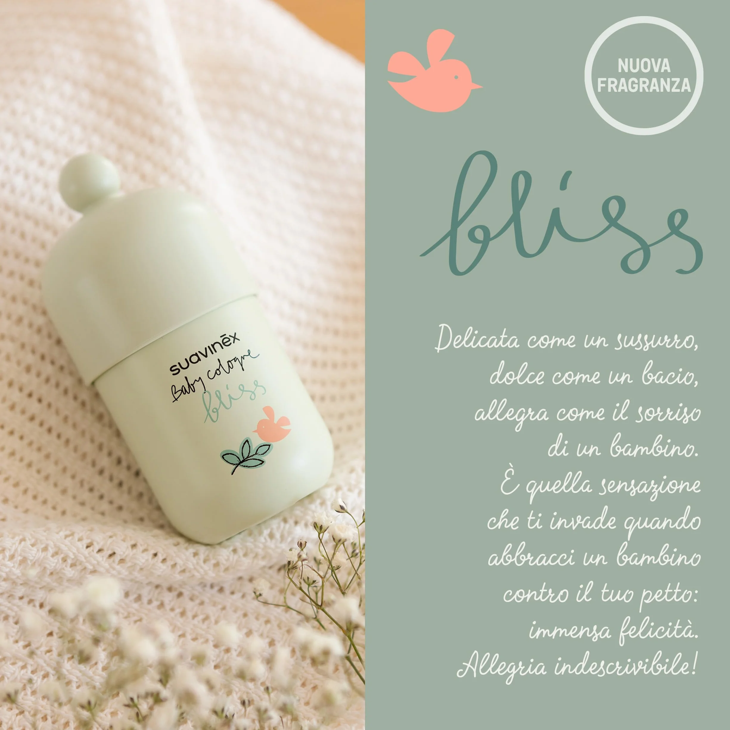Suavinex Baby Cologne Bliss Colonia per Neonati 100 ml