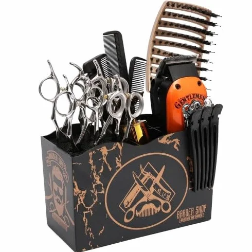 Porta-Cesoie per Parrucchiere, Barbiere Negozio Scissor Organizzatore Stand, Porta Forbici da Parrucchiere, Parrucchiere Strumenti Scatola di Immagazzinaggio per Pettini Acconciatura Clip Spazzole