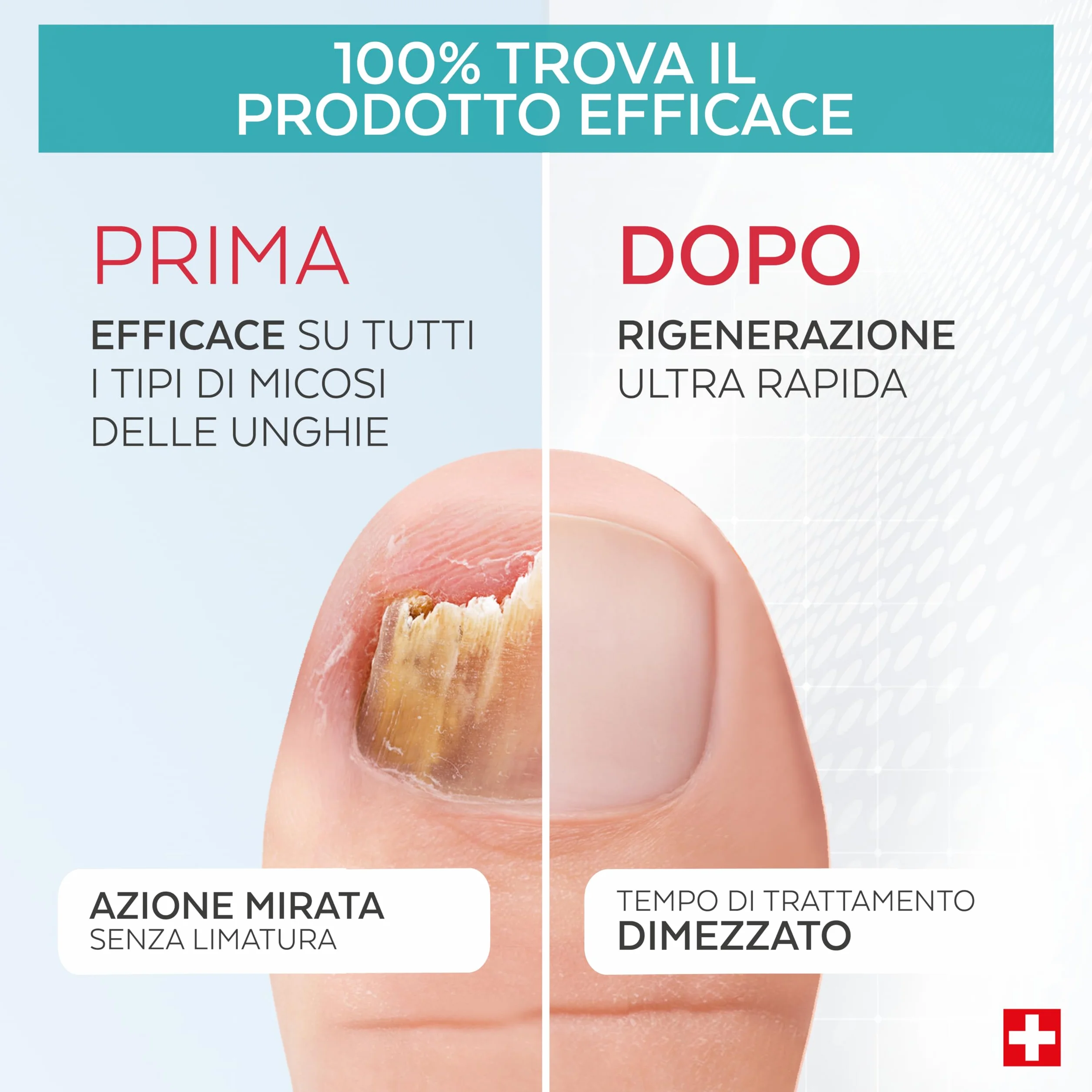 PODERM 2in1 Trattamento Micosi delle Unghie dei Piedi Pack Duo Siero Booster 100% Naturale
