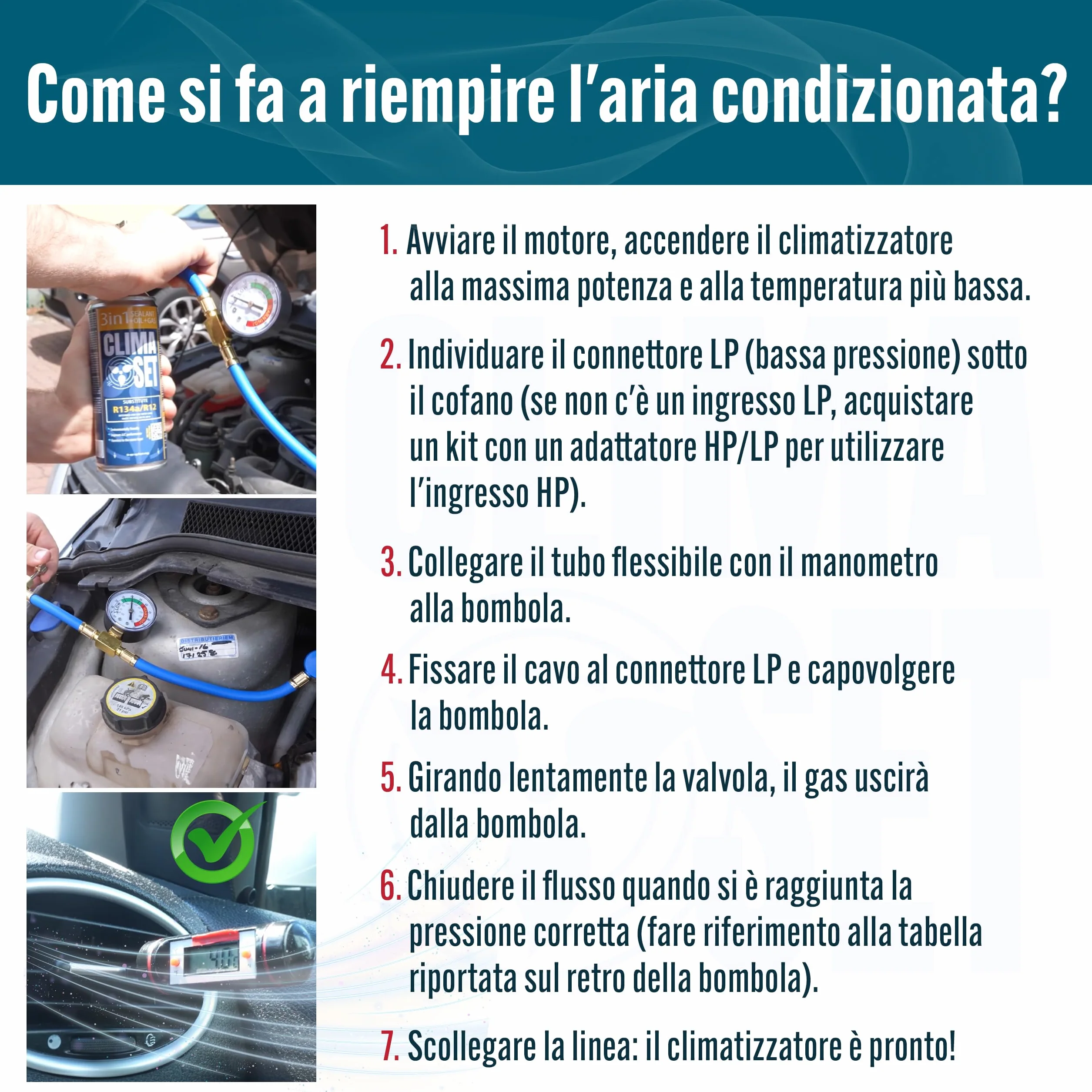 Refrigerante aria condizionata auto R134a 235 g tubo per auto 1995-2016