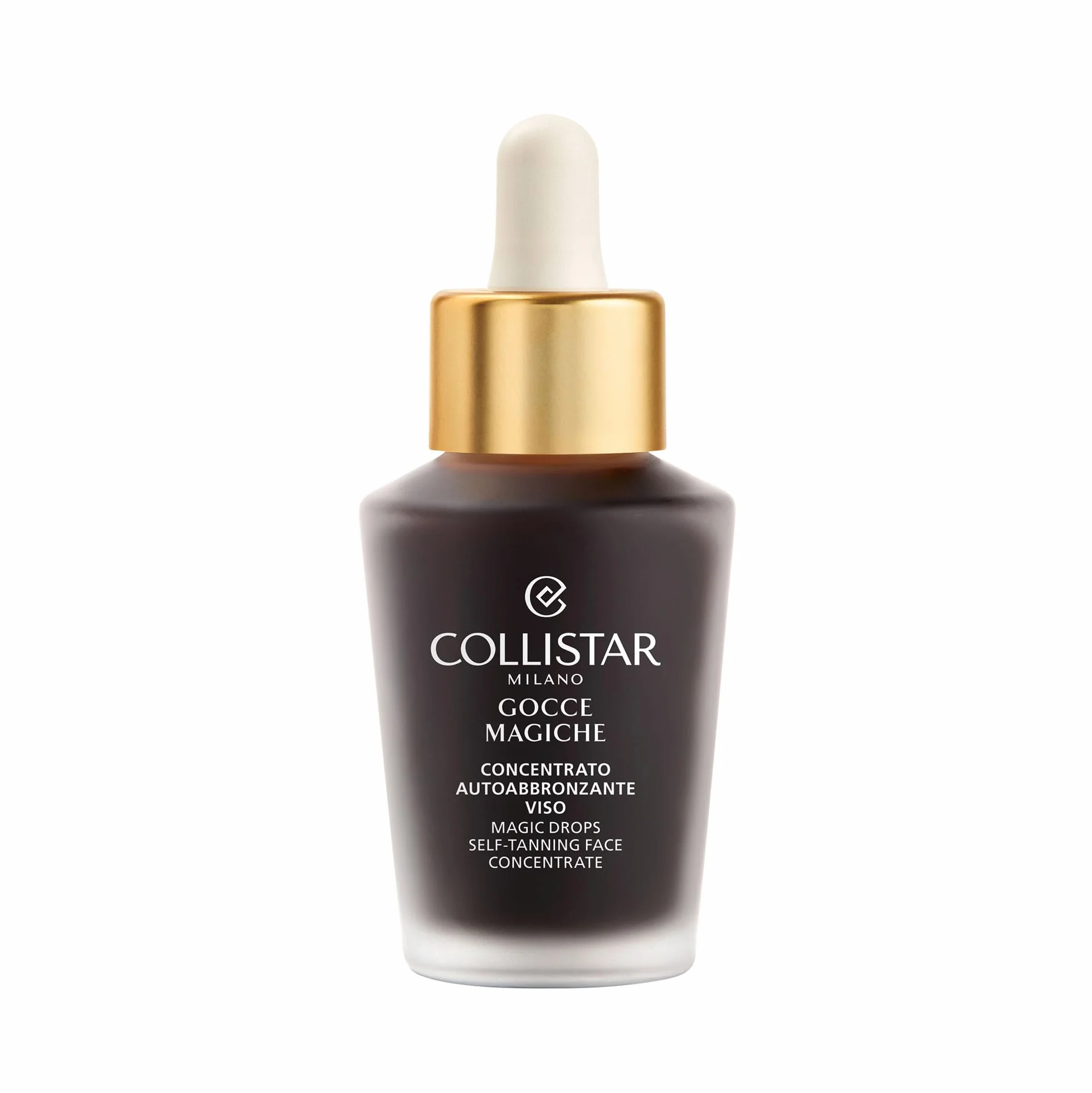 Collistar Gocce Magiche Viso Autoabbronzante Concentrato Meno di 1 h Siero Illuminante Abbronzatura Intensa Naturale Antimacchia Idratante Antiage Vitamina E 30 ml