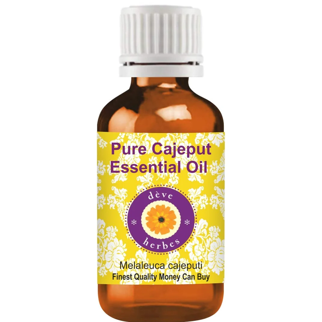 dève herbes puro olio essenziale Cajeput (Melaleuca cajeputi) 100% naturale qualità terapeutica distillata a vapore.