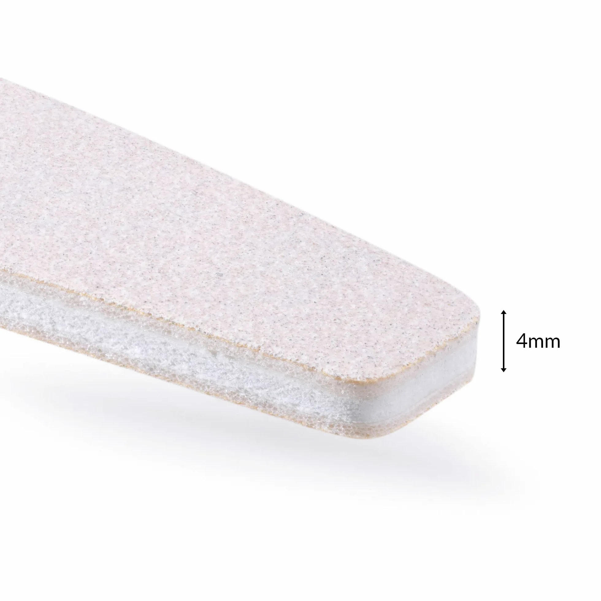 Aba Group 100 lime professionali per unghie a mezzaluna, fenicottero standard 180/240, resistente, per uso singolo, lima per unghie di buona qualità, resistente all'abrasione, set di lime per unghie,