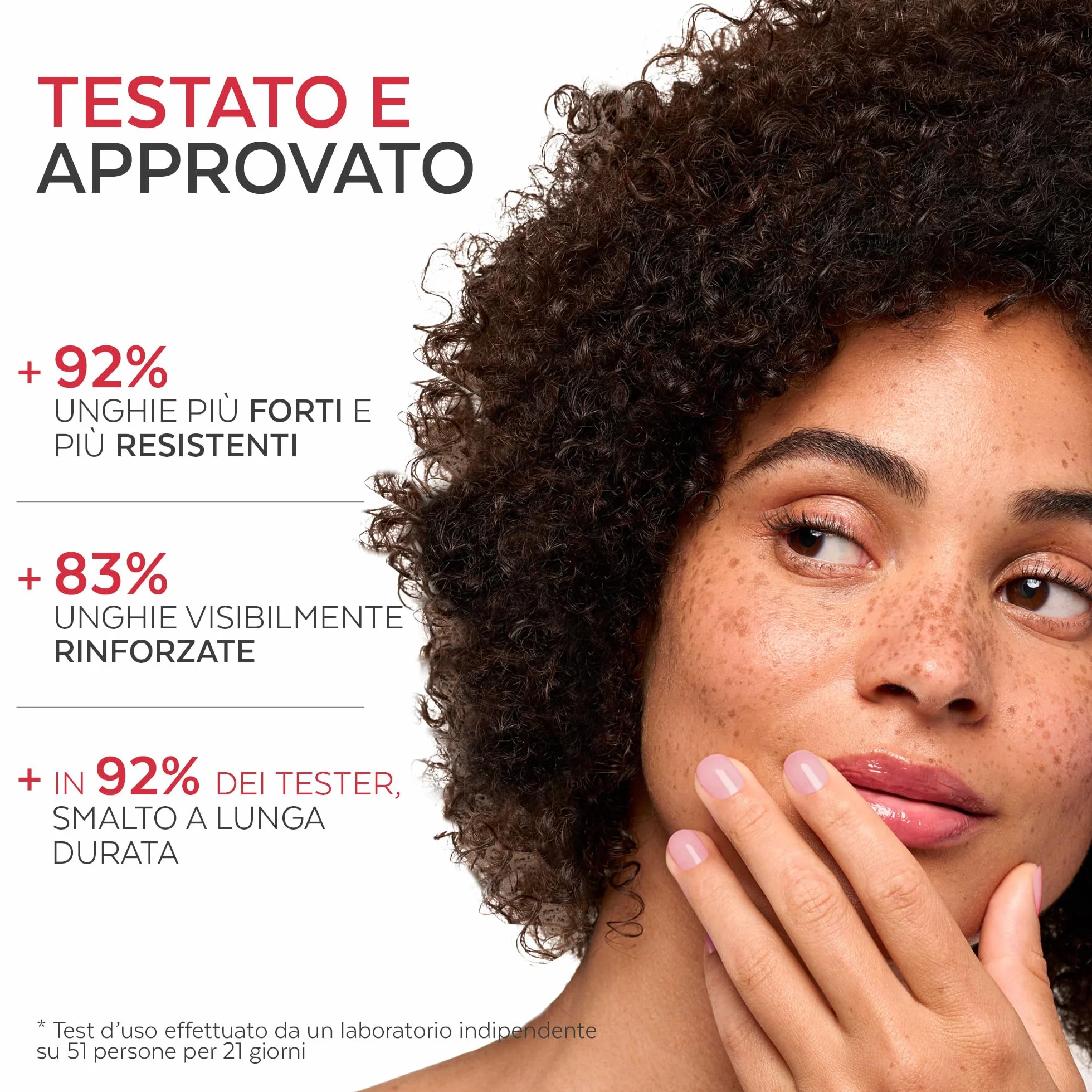 PODERM Smalto Rinforzante Unghie Lucido - Biotina Silicio Cheratina Ripara Rinforza Unghie Danneggiate