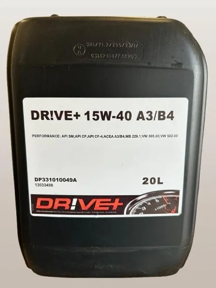 Olio Motore Drive+ 15W-40 A3/B4 API SM/SL/CF/CF-4 20 Litri