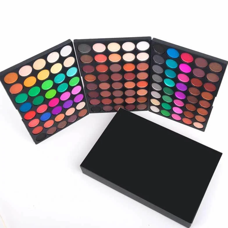 Palette Profesionale di Ombretti per Occhi 120 Colori Set Regalo Trucco Tutto in con Design a 3 Strati Facile da Portare luccichio opachi e metallici Morbidi Satinati Alte Pigmentazione Lungo Durata Q