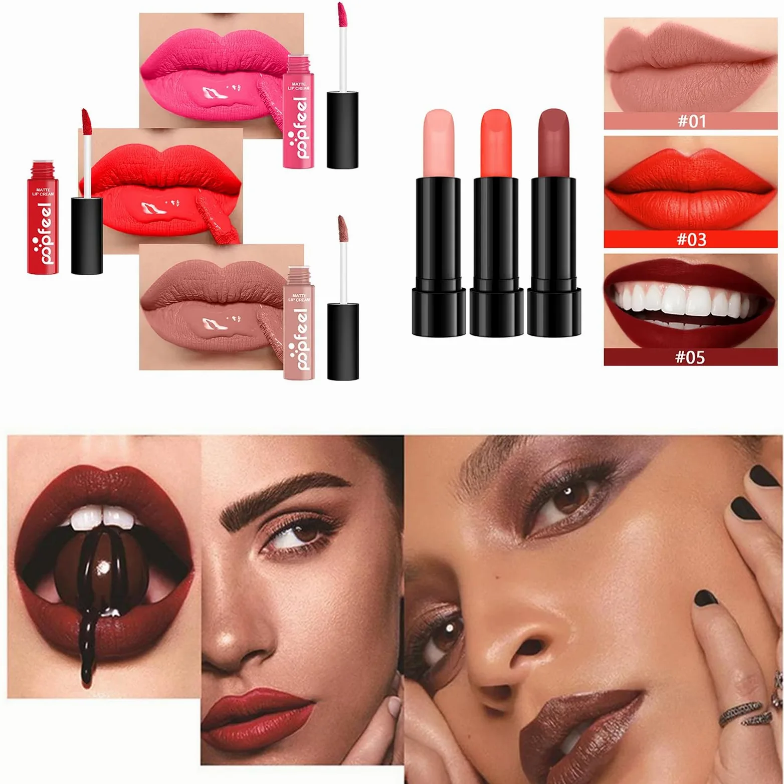 Trousse Trucchi Donna, Kit Trucco Tutto in Uno Palette Cosmetica, Make Up Completo con Ombretti Rossetto Correttore Kit Cosmetici per Donne Ragazze Regalo di Natale